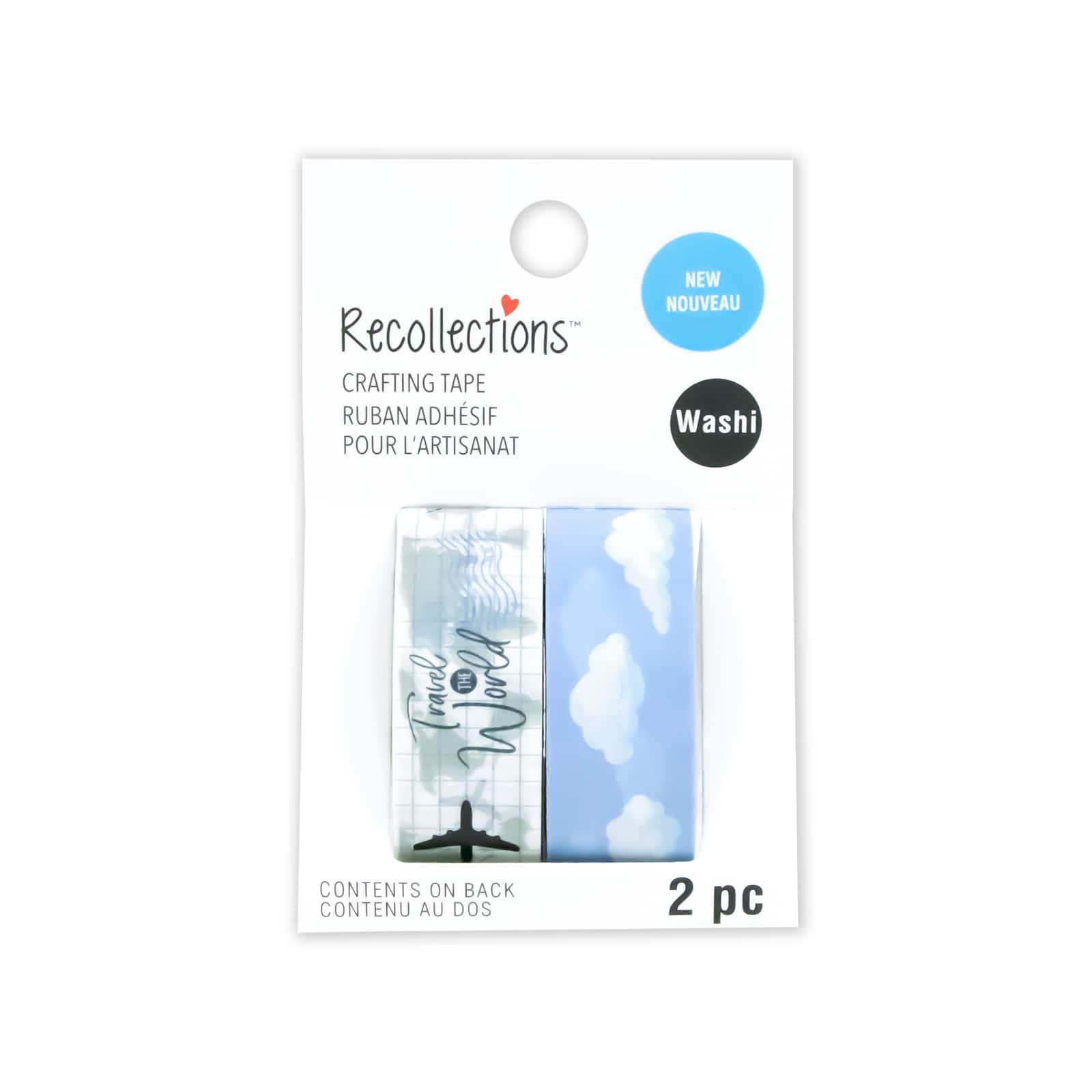 12 Packs: 2 ct. (24 total) Travel Crafting Washi Tape by Recollections™