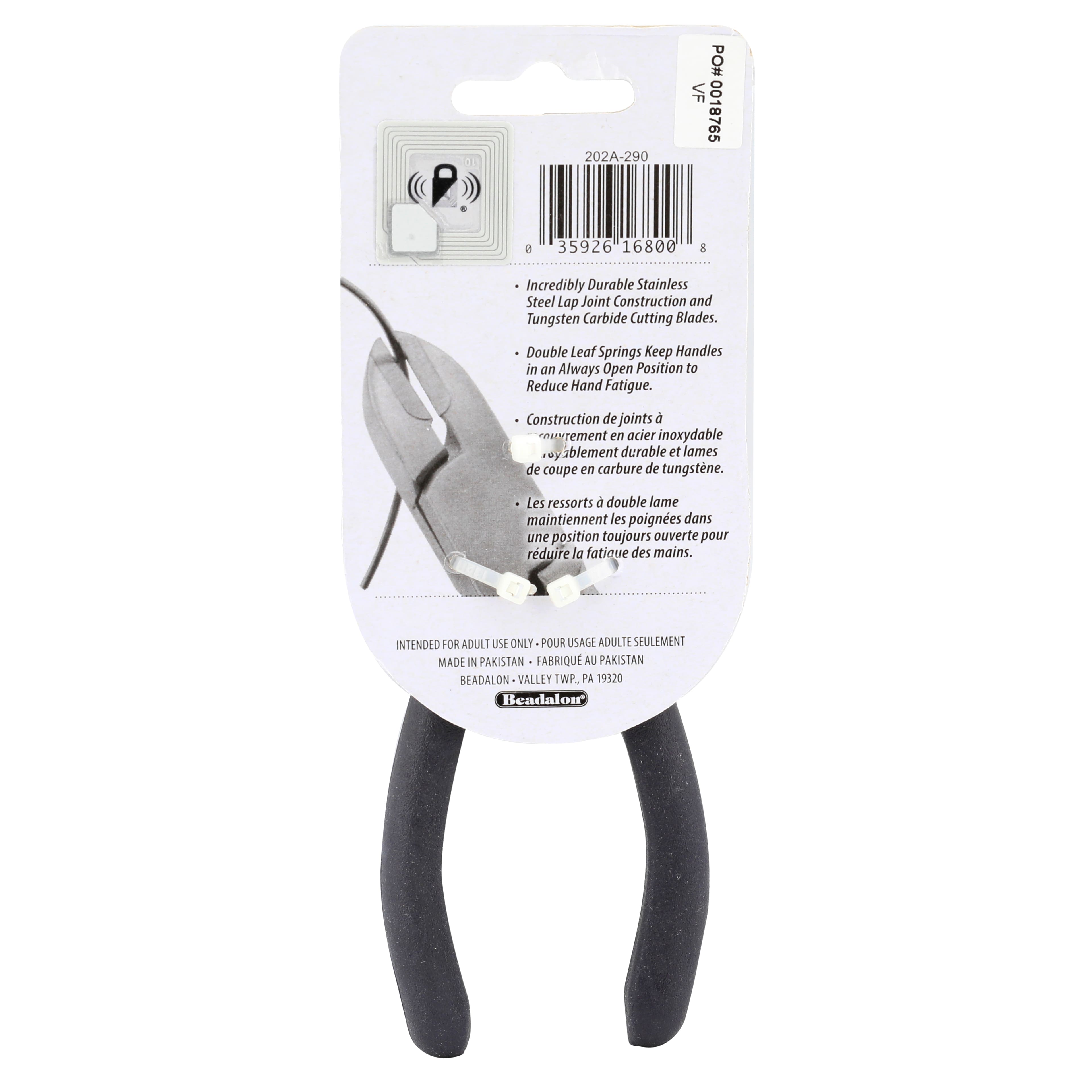 Beadalon&#xAE; Professional Series Tungsten Carbide Jaw Hard Wire Semi-Flush Cutter