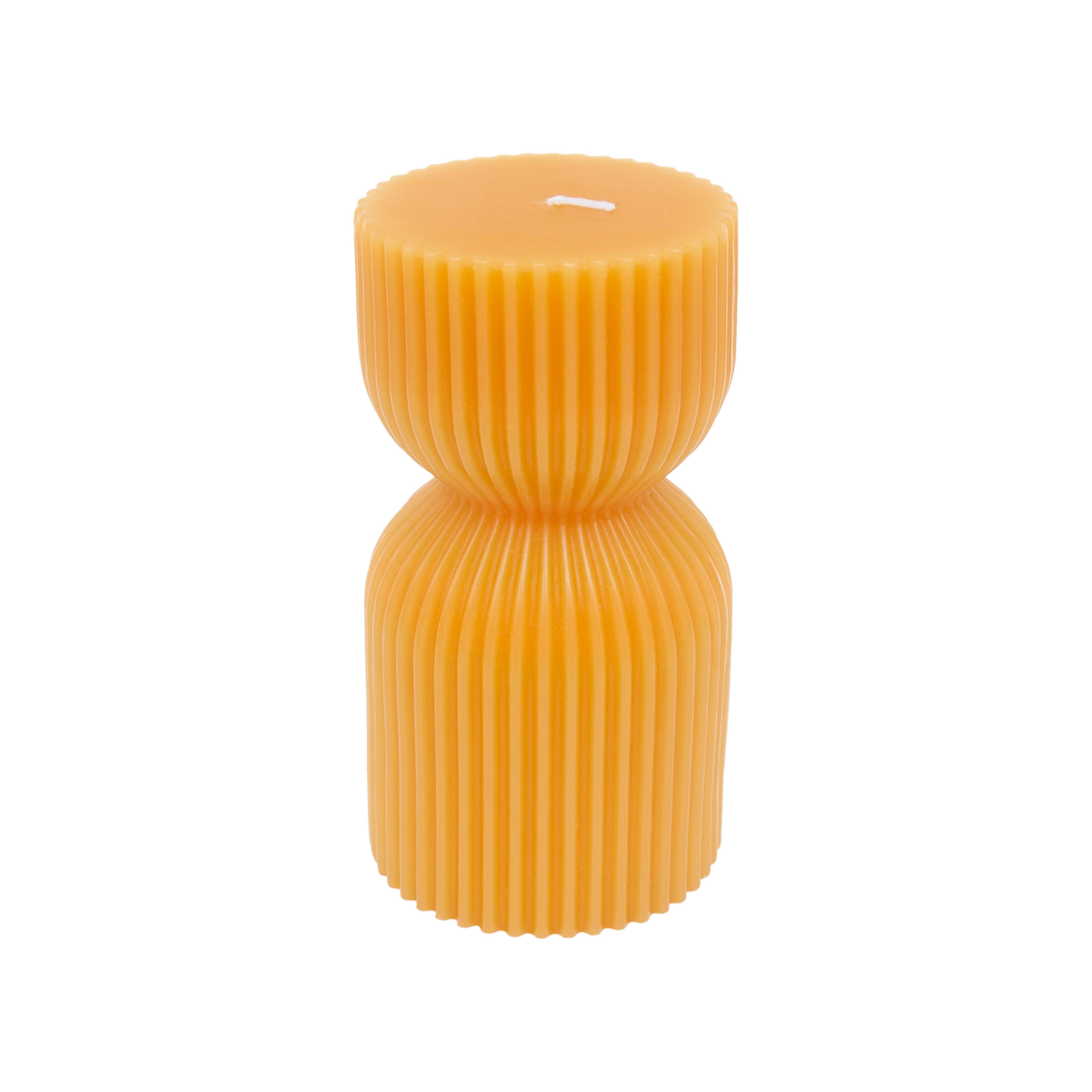 6&#x22; Ribbed Scented Pillar Candle by Ashland&#xAE;