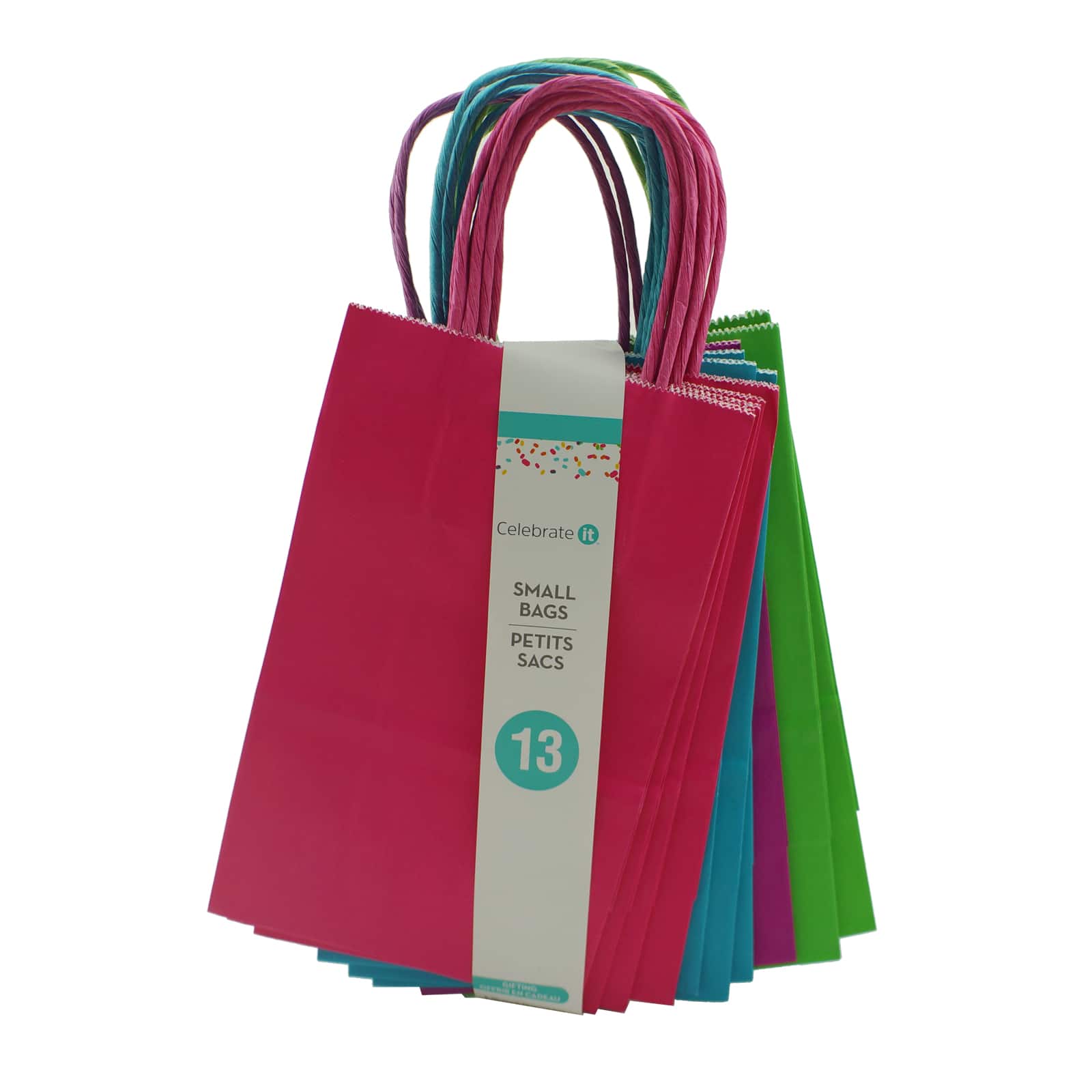  Assorted Bright Colors Small Gifting Bags by Celebrate It&#x2122; 