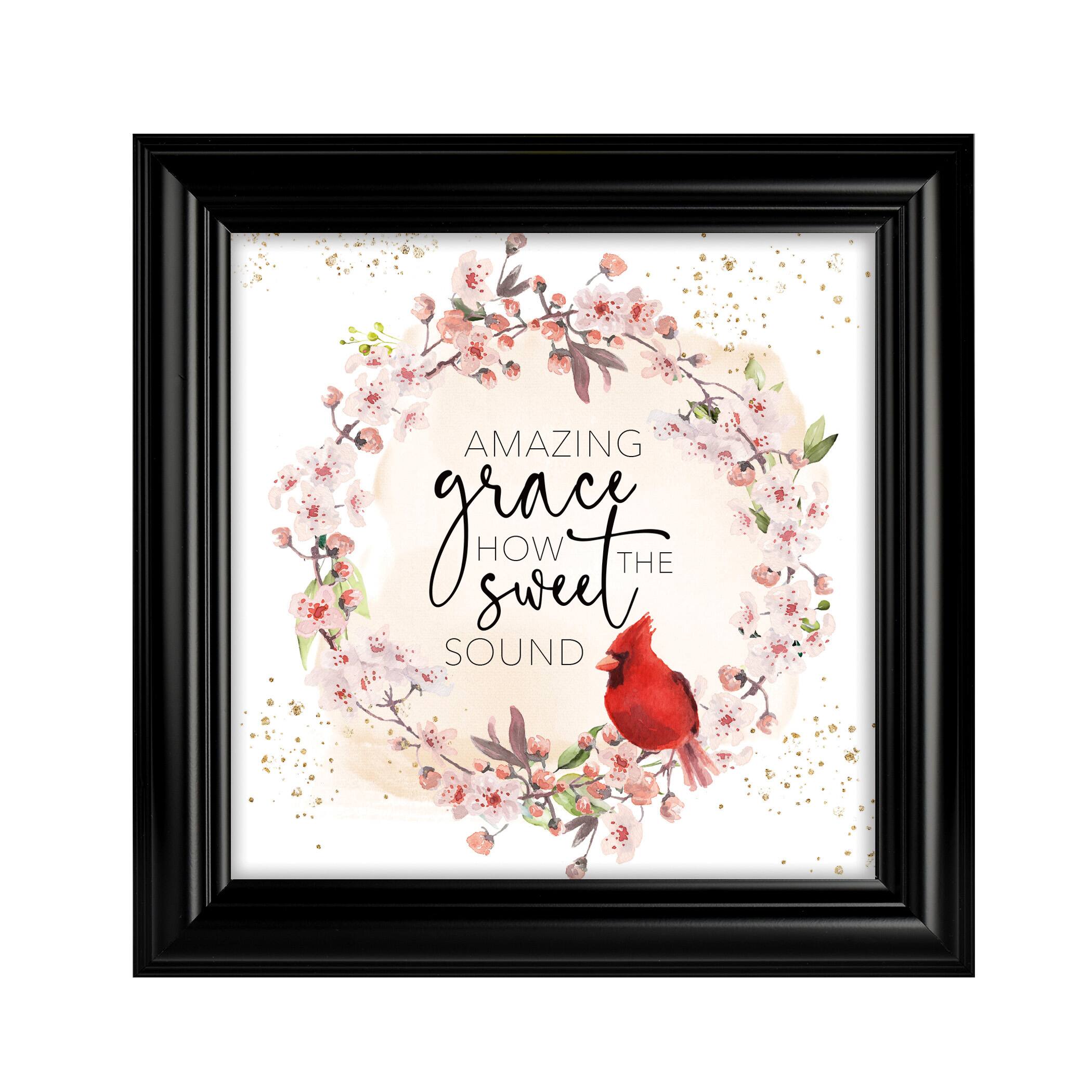 Amazing Grace Heaven Sent Framed Plaque
