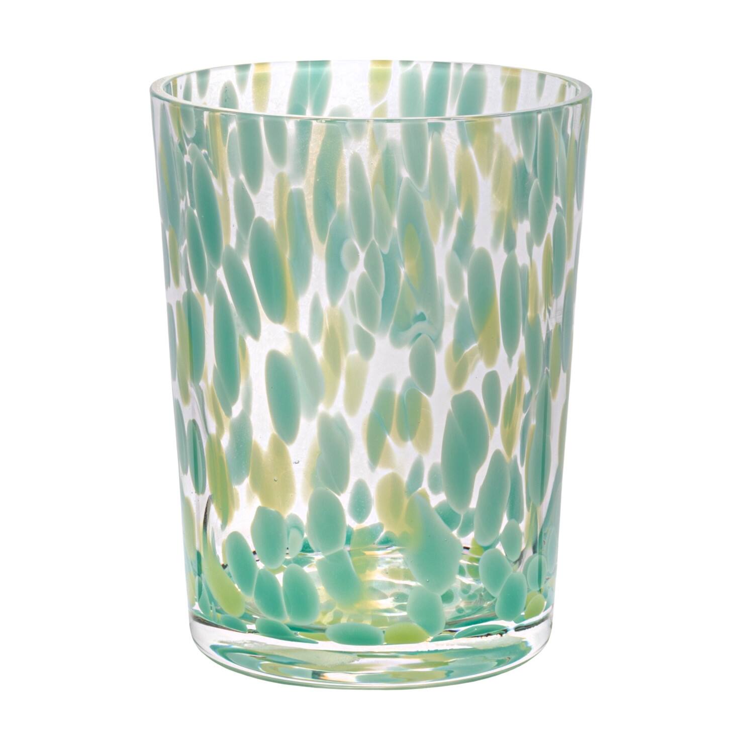 Hello Honey® Round Varied Multicolor Drinking Glass Set