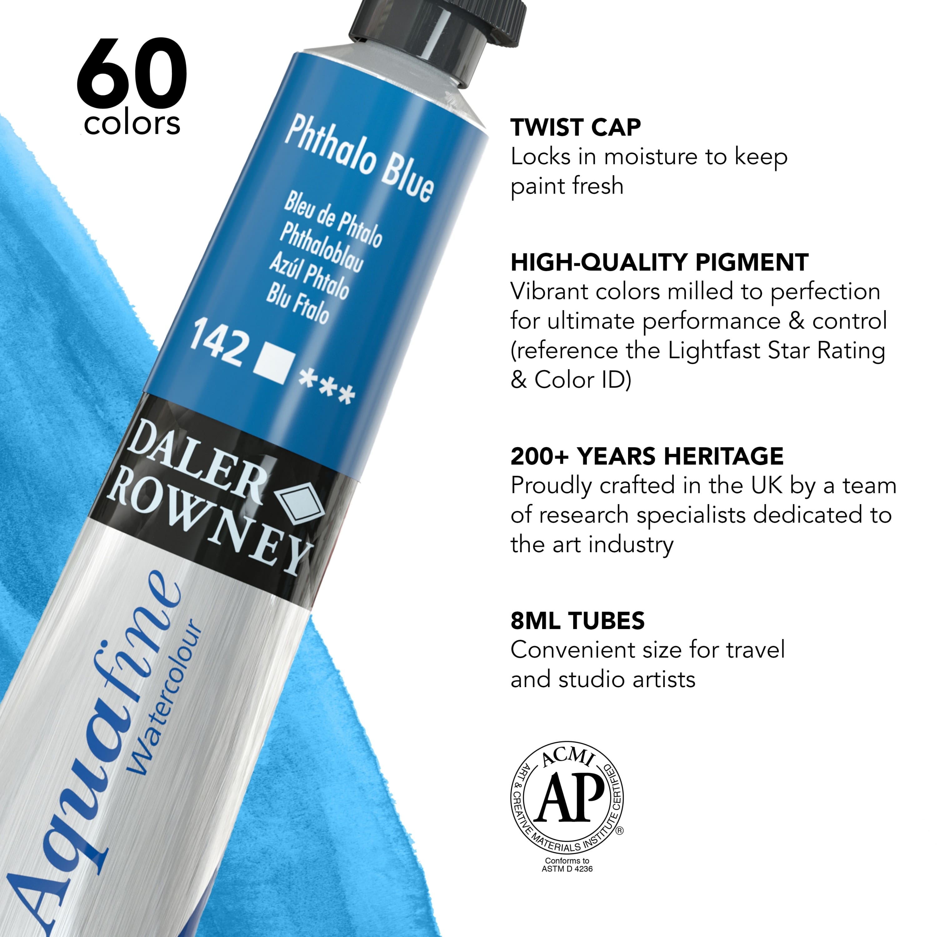 Daler-Rowney&#xAE; Aquafine Watercolour Paint, 8mL