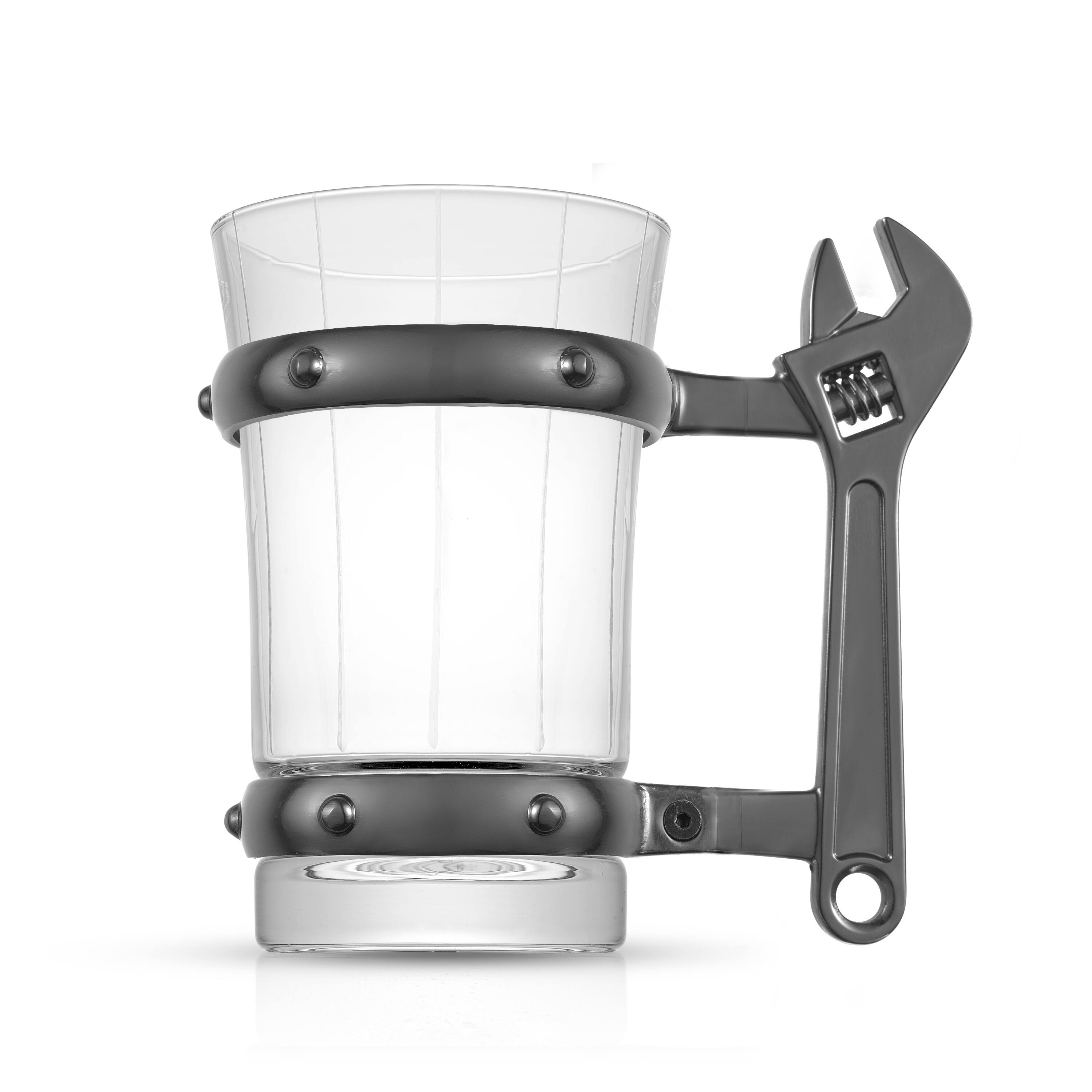 JoyJolt® Tools Collection 17oz. Adjustable Wrench Handle Single Beer Mug