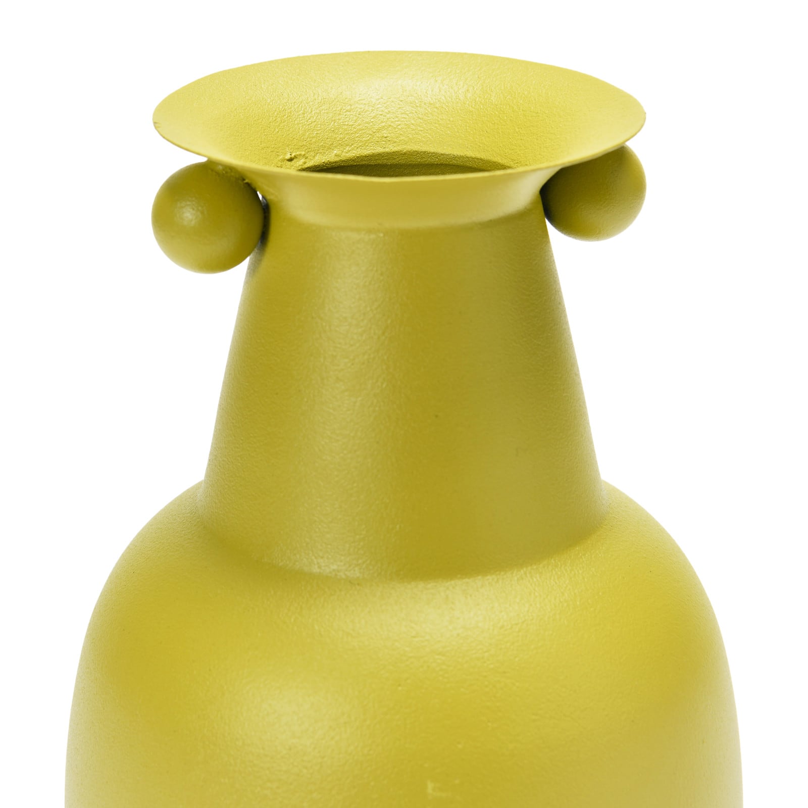 Hello Honey® 8'' Textured Metal Vase with Orbs