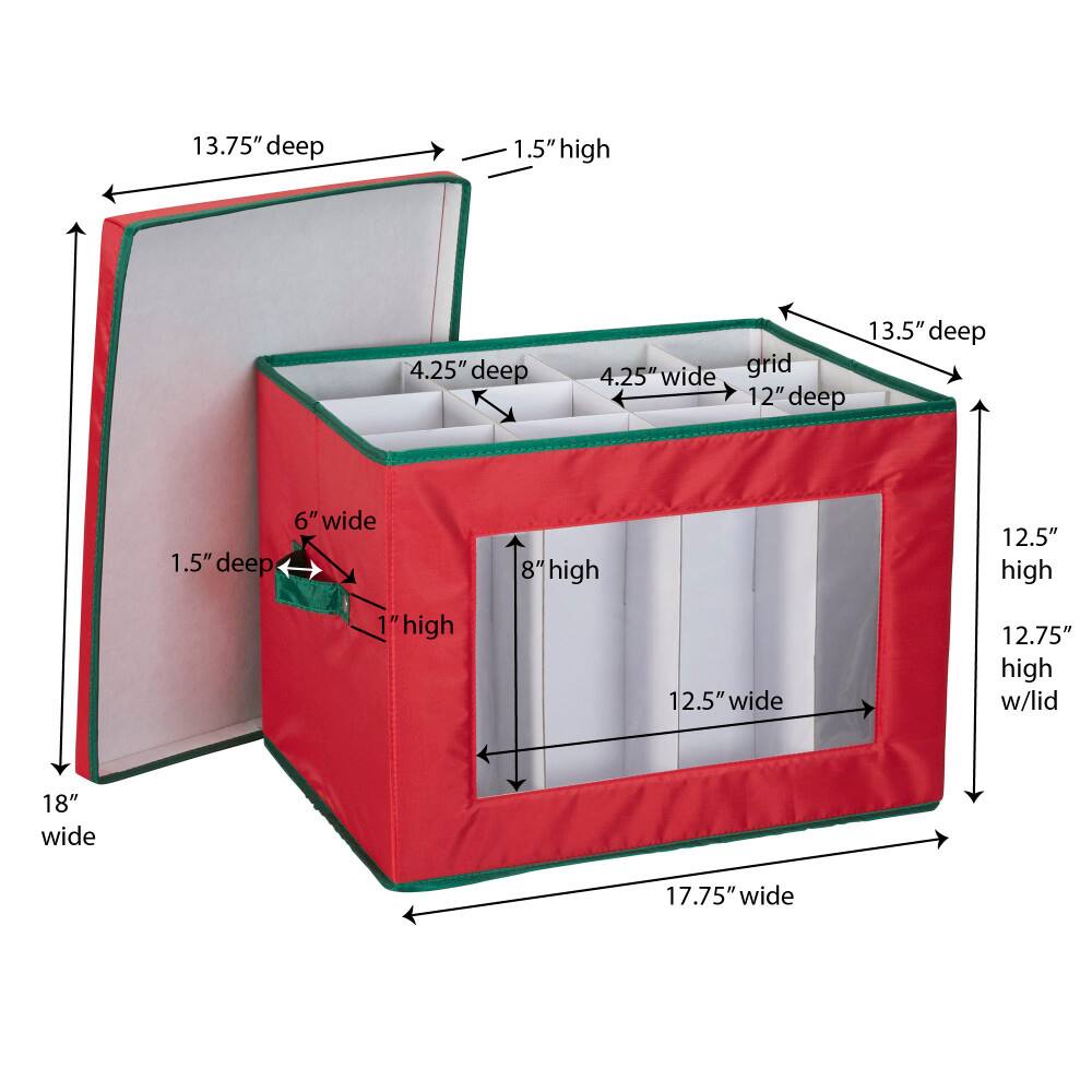 Household Essentials Stemware Storage Box