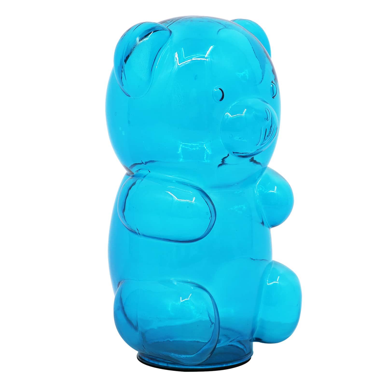 8&#x22; Blue Glass Bear Tabletop D&#xE9;cor by Ashland&#xAE;