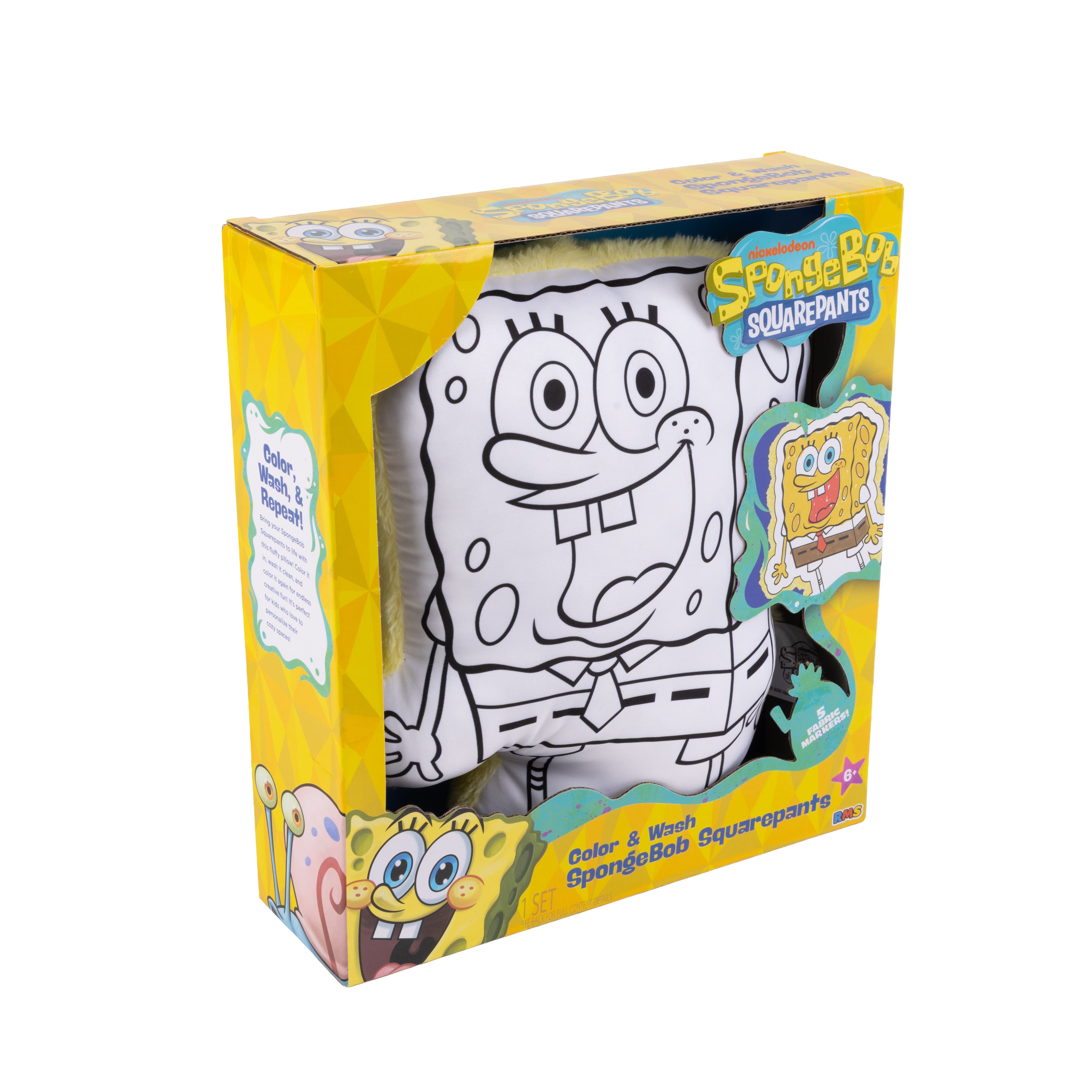 SpongeBob SquarePants™ Color & Wash Pillow
