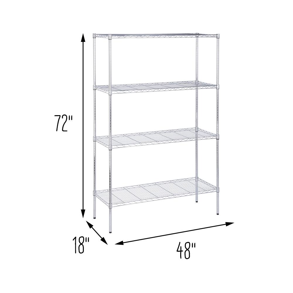 Honey Can Do 4-Tier Adjustable Shelving Unit