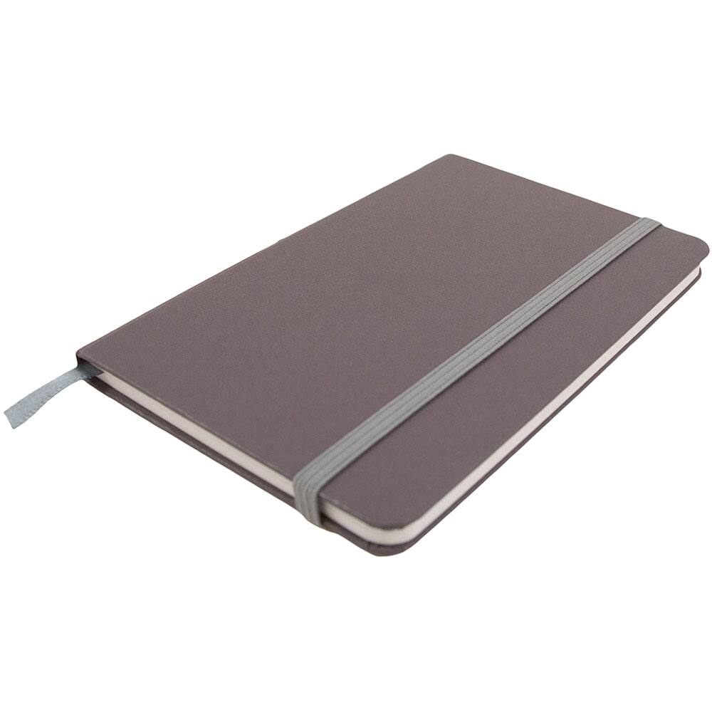 JAM Paper Travel Size Hardcover Notebook with Elastic Band