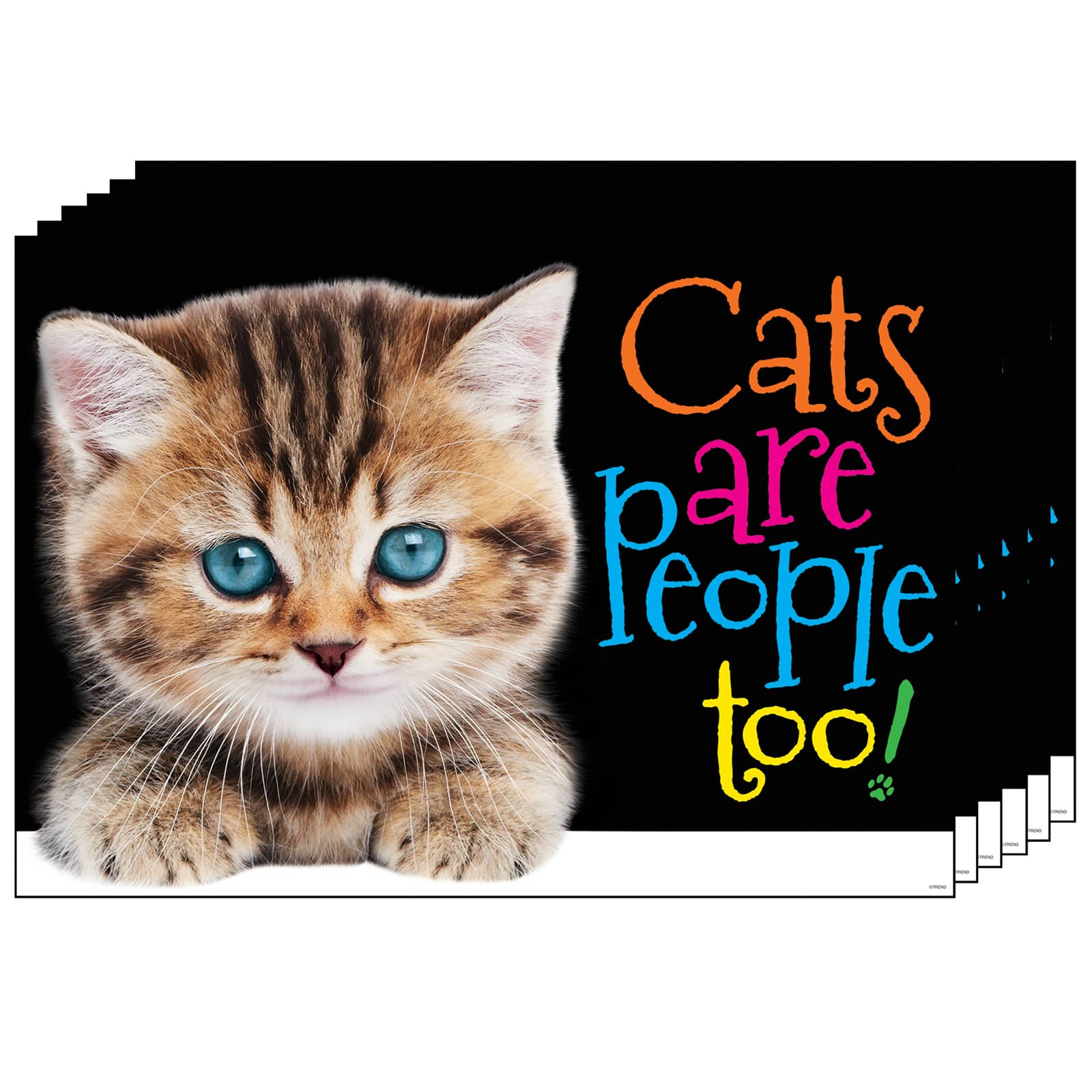 ARGUS® Cats are people too Poster, 6ct. | Michaels®