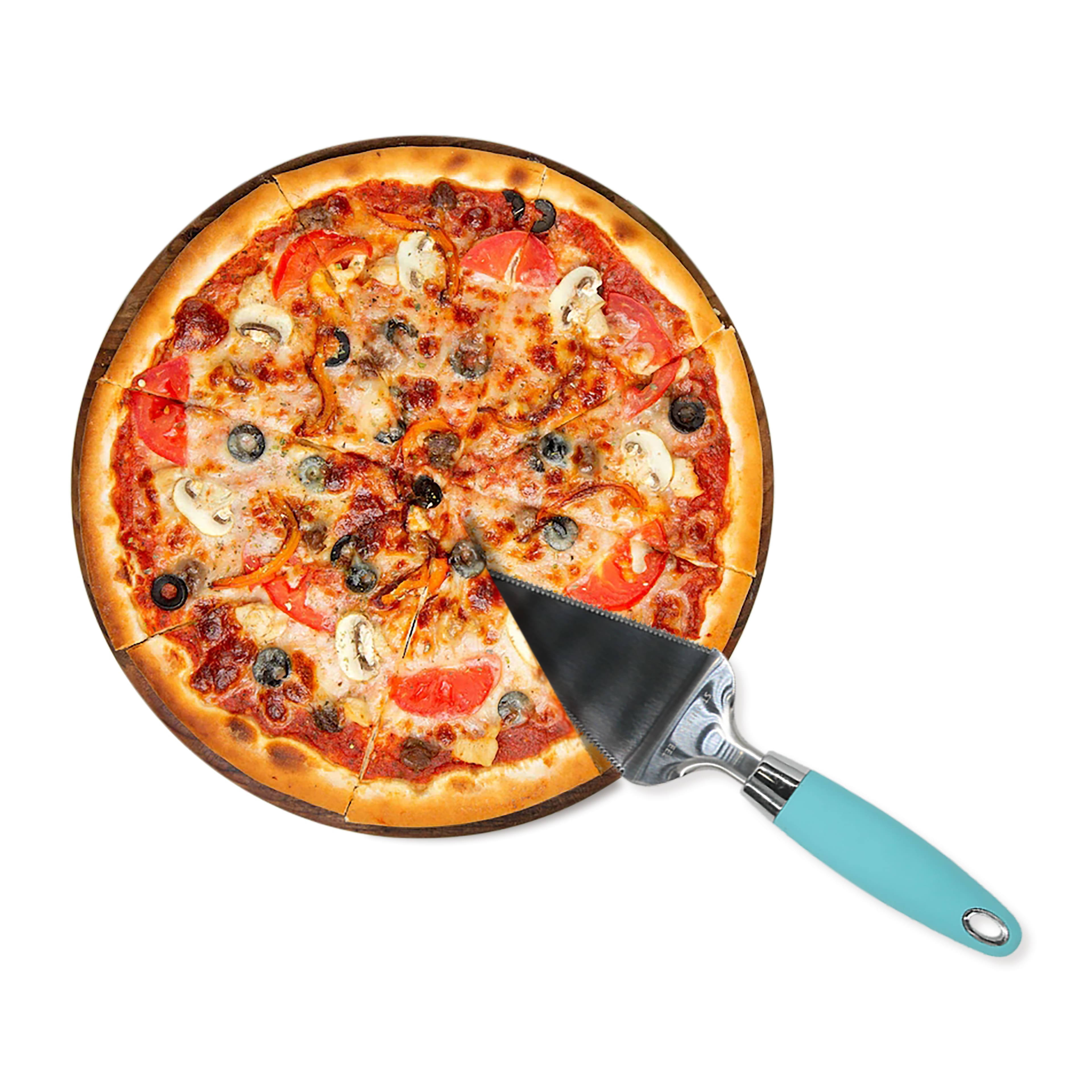 Turquoise Stainless Steel Pie Server by Celebrate It&#xAE;