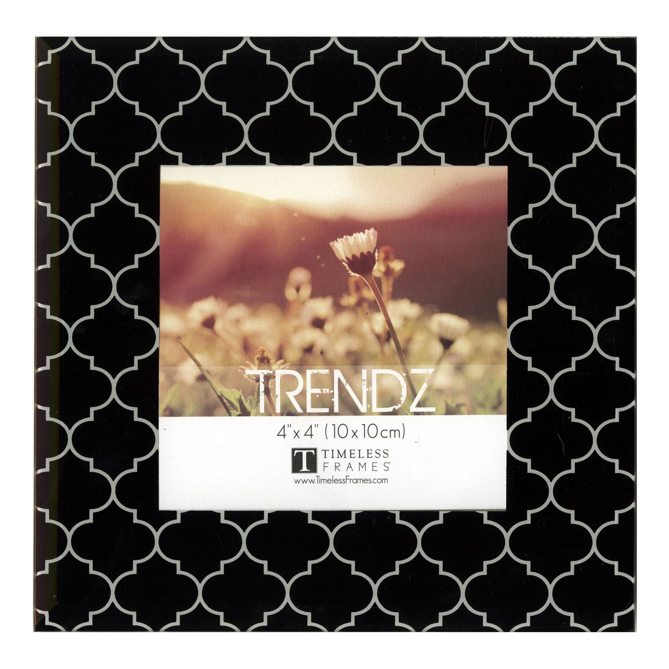 Timeless Frames® Trendz Trellis Glass 4" x 4" Frame 