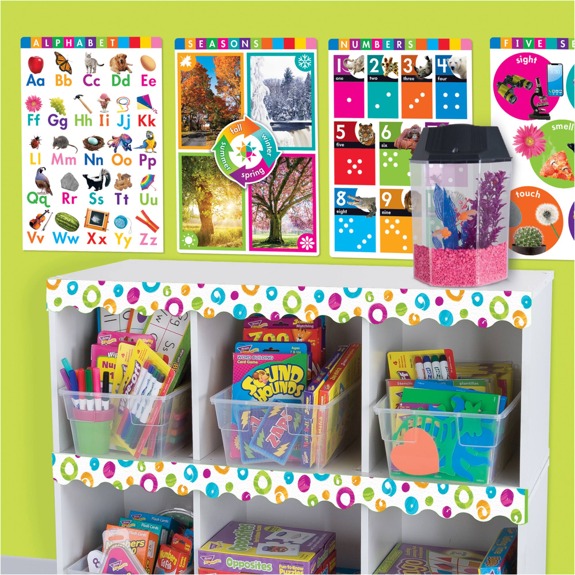 Trend Enterprises&#xAE; Early FUNdamental Skills Wipe Off Learning Set