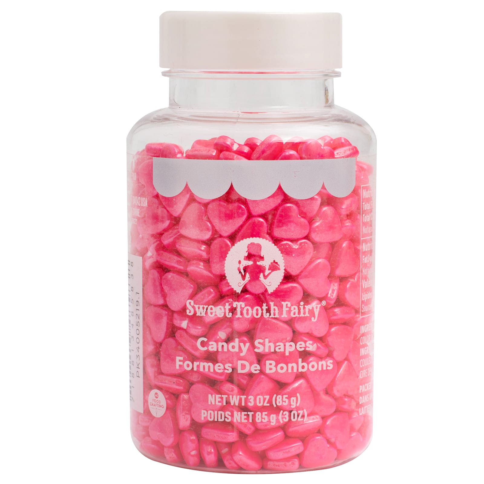 Sweet Tooth Fairy Pink & Red Heart Shapes Candy - 3.5 oz