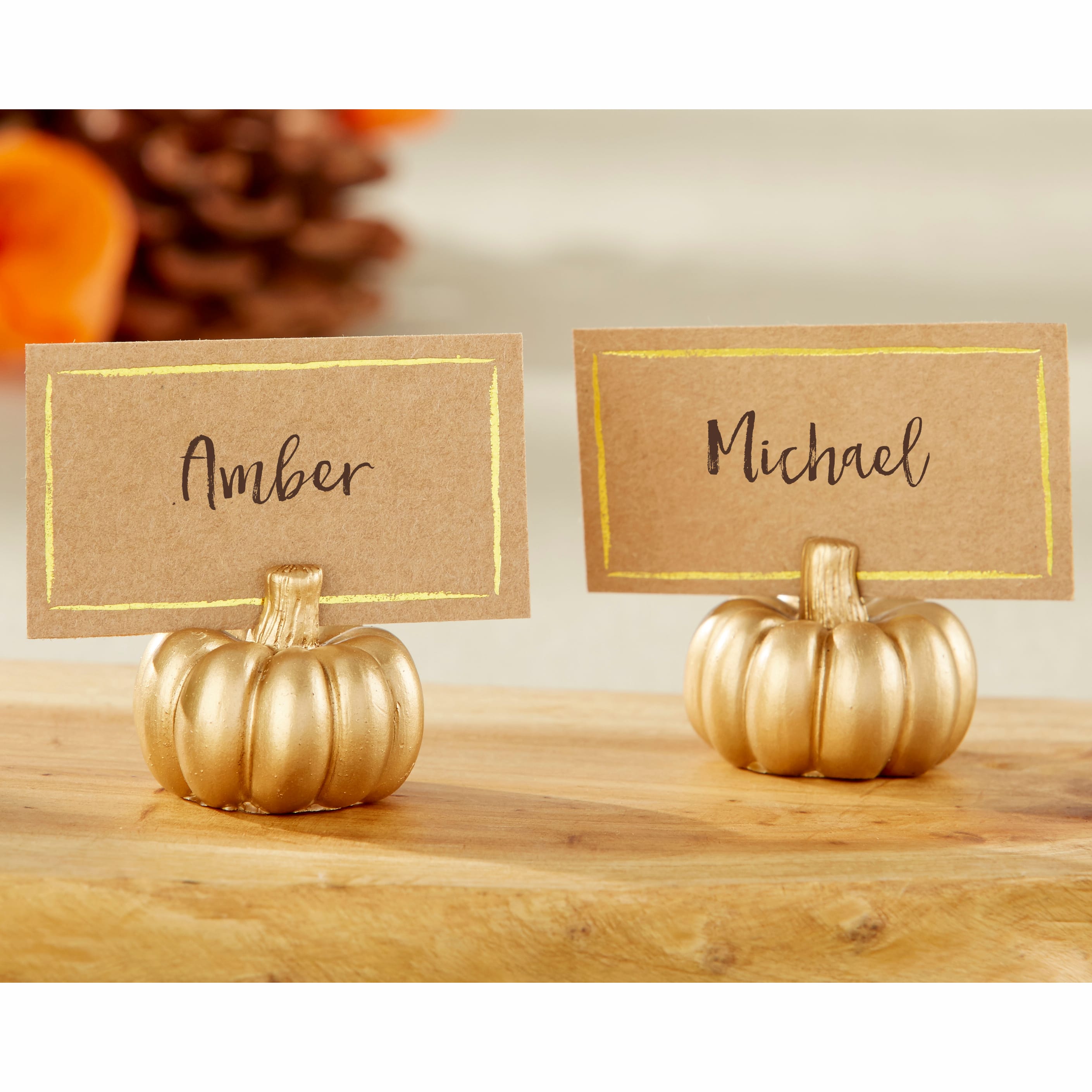 gold place card frames