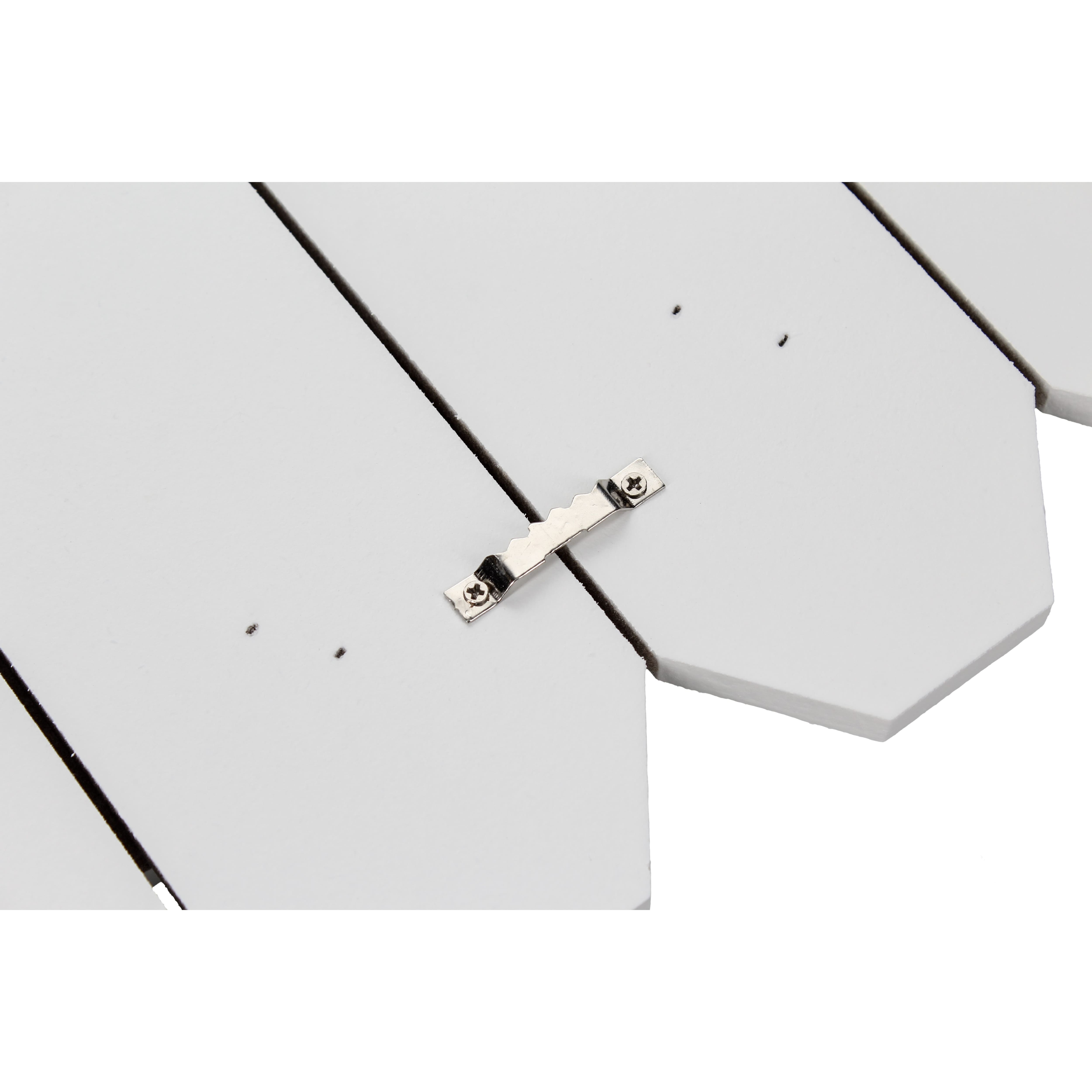 Hampton Art™ 12" x 15" White Wood Fence Sign