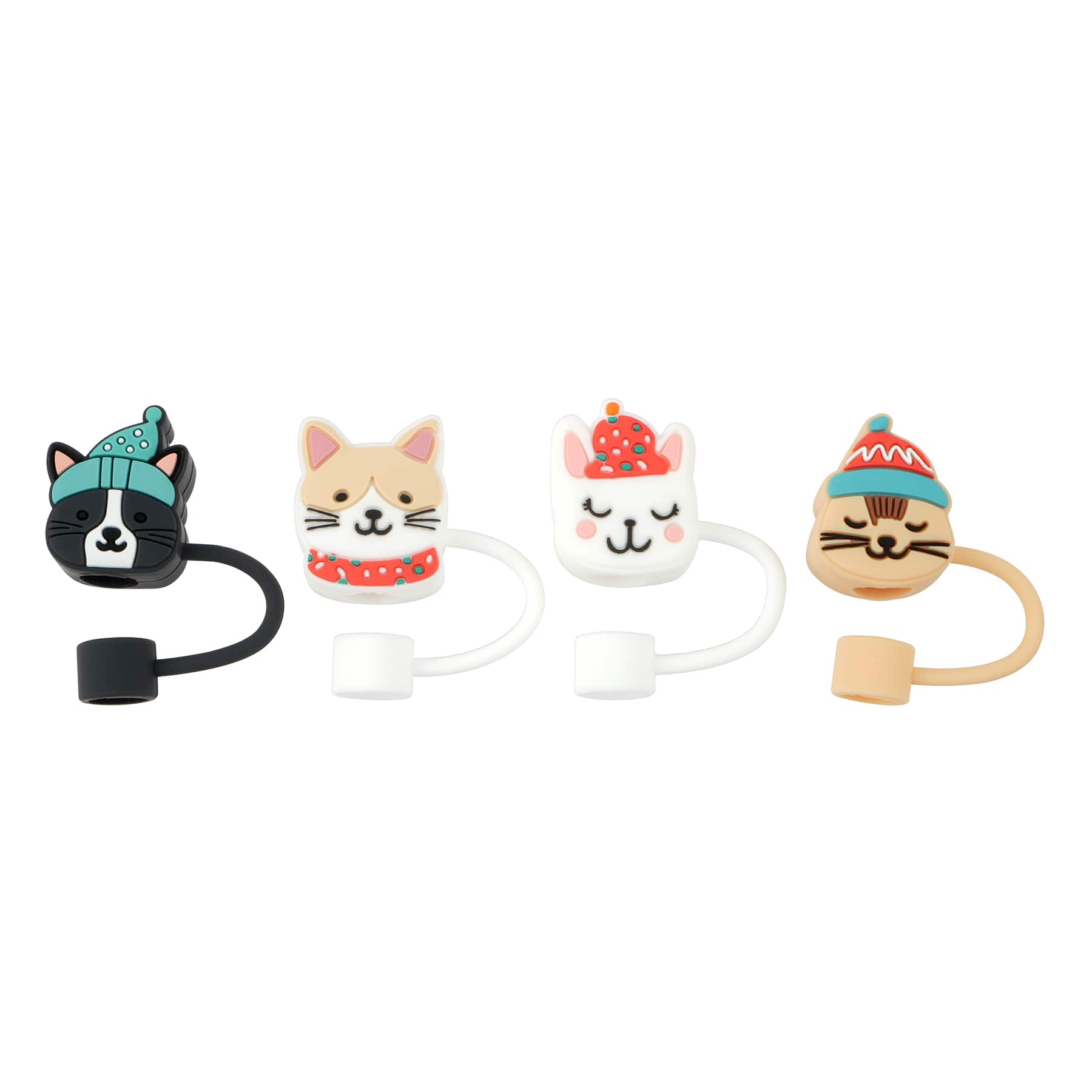 Christmas Cat Straw Toppers by Ashland®