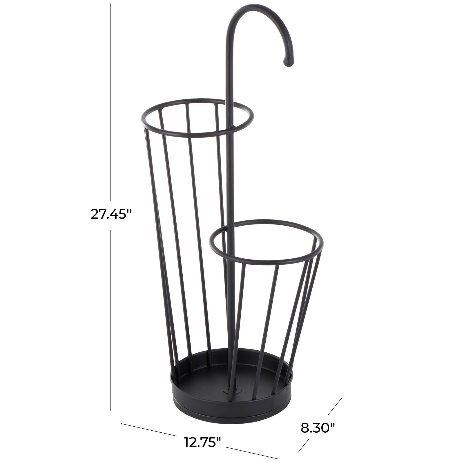27" Metal Umbrella Stand with Handle