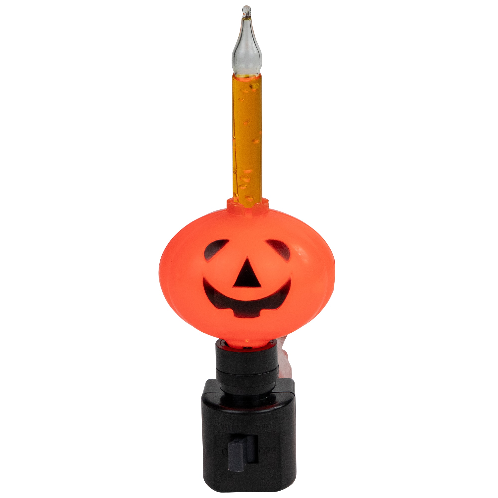 6.5&#x22; Jack-O-Lantern Halloween Bubble Night Light