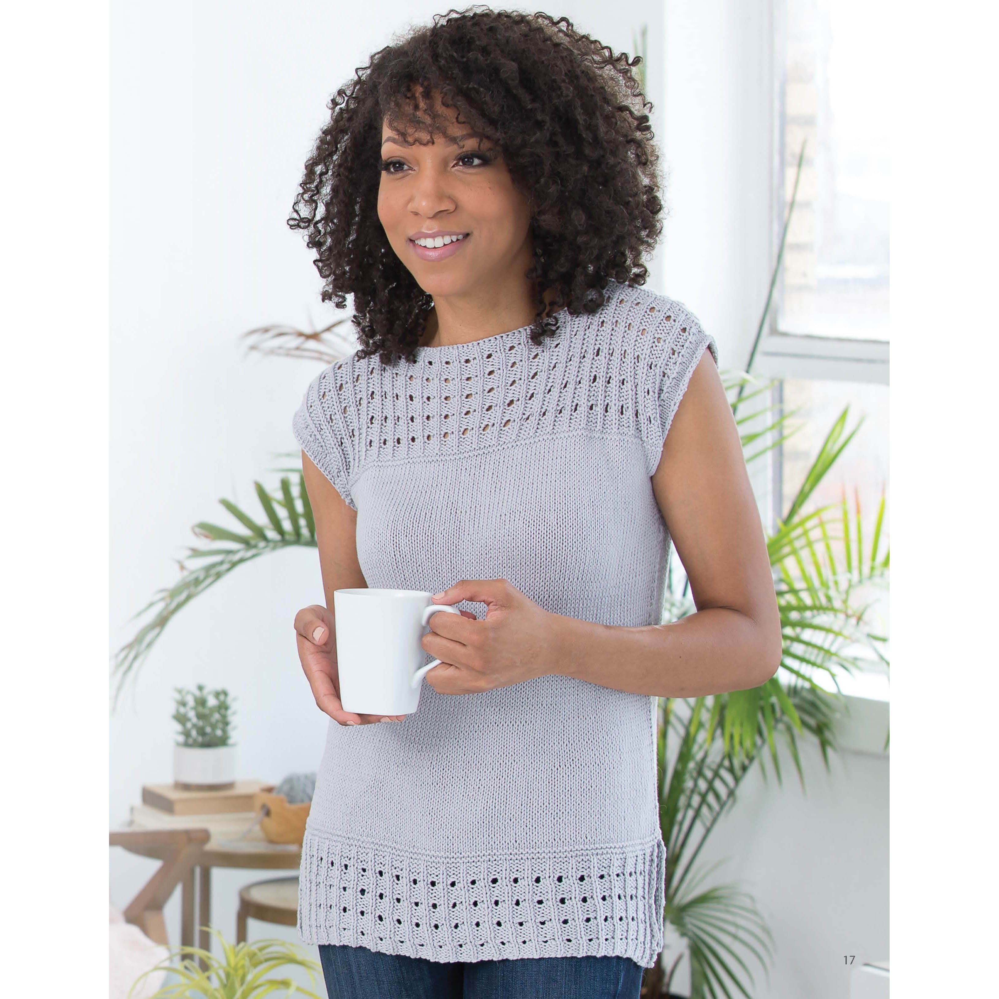 Leisure Arts® Knit Lace Tops & Vests Book