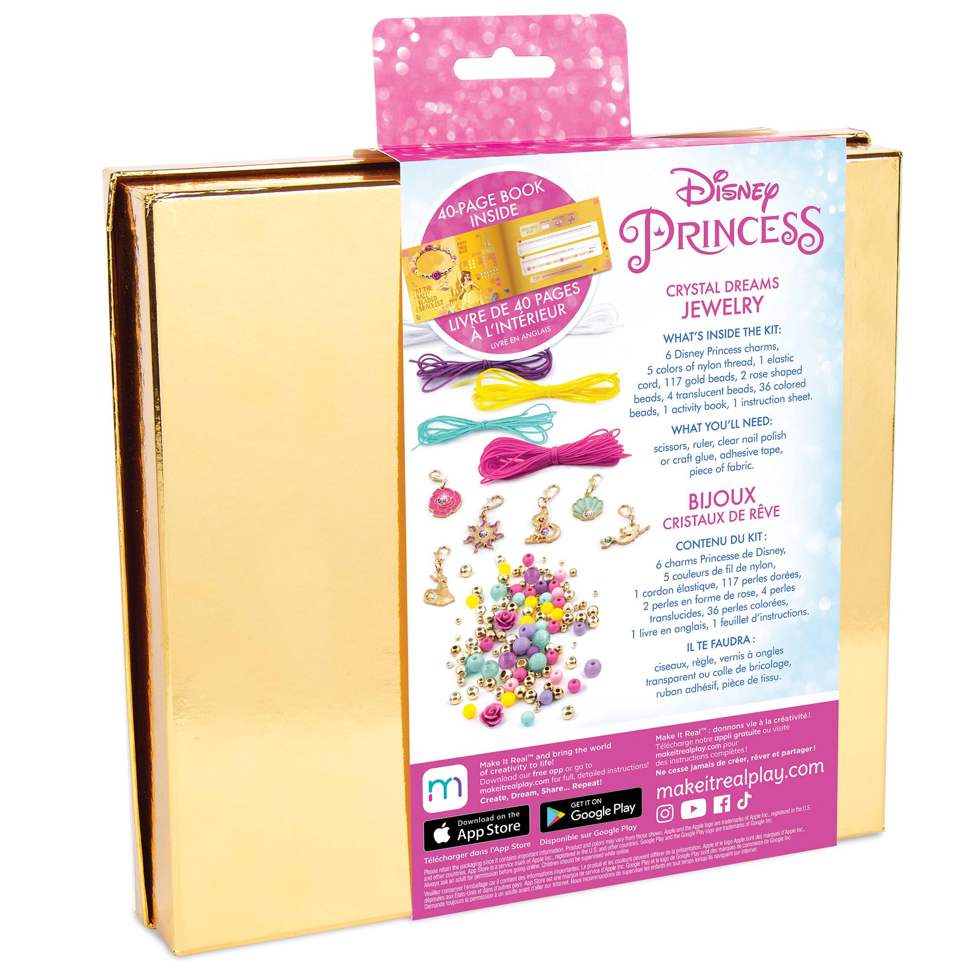 Make It Real Disney Princess Crystal Dreams Jewelry Kit