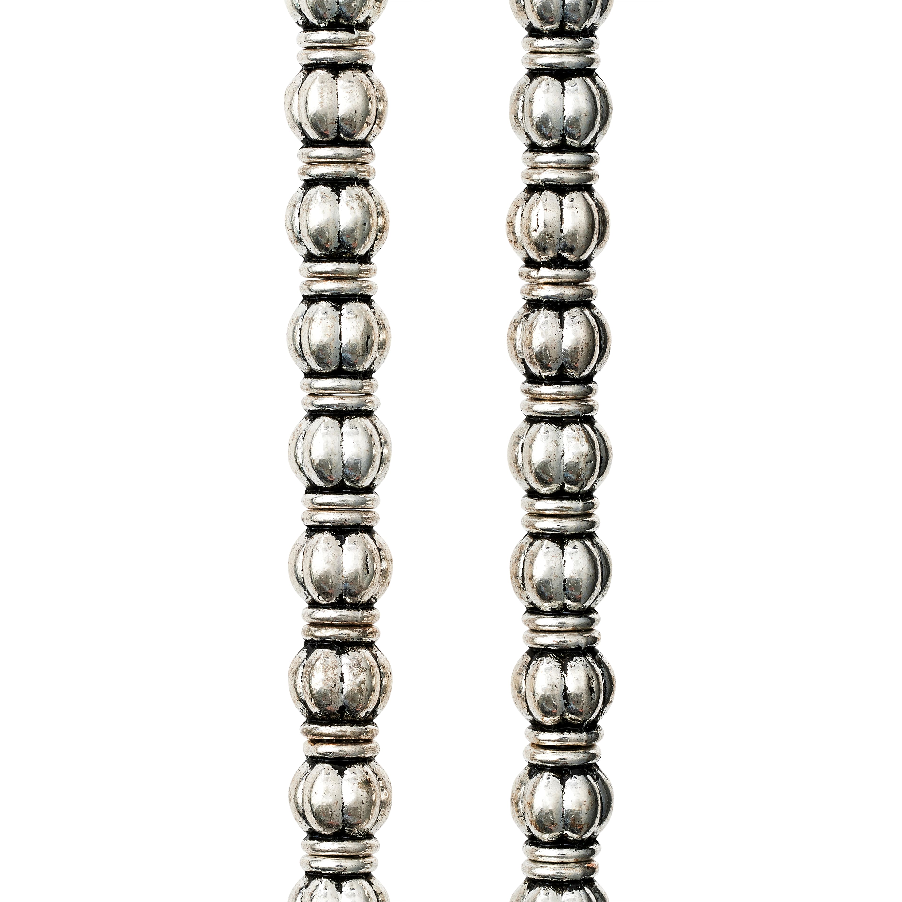 Sterling Silver Plated Beads, 6mm by Bead Landing&#x2122;
