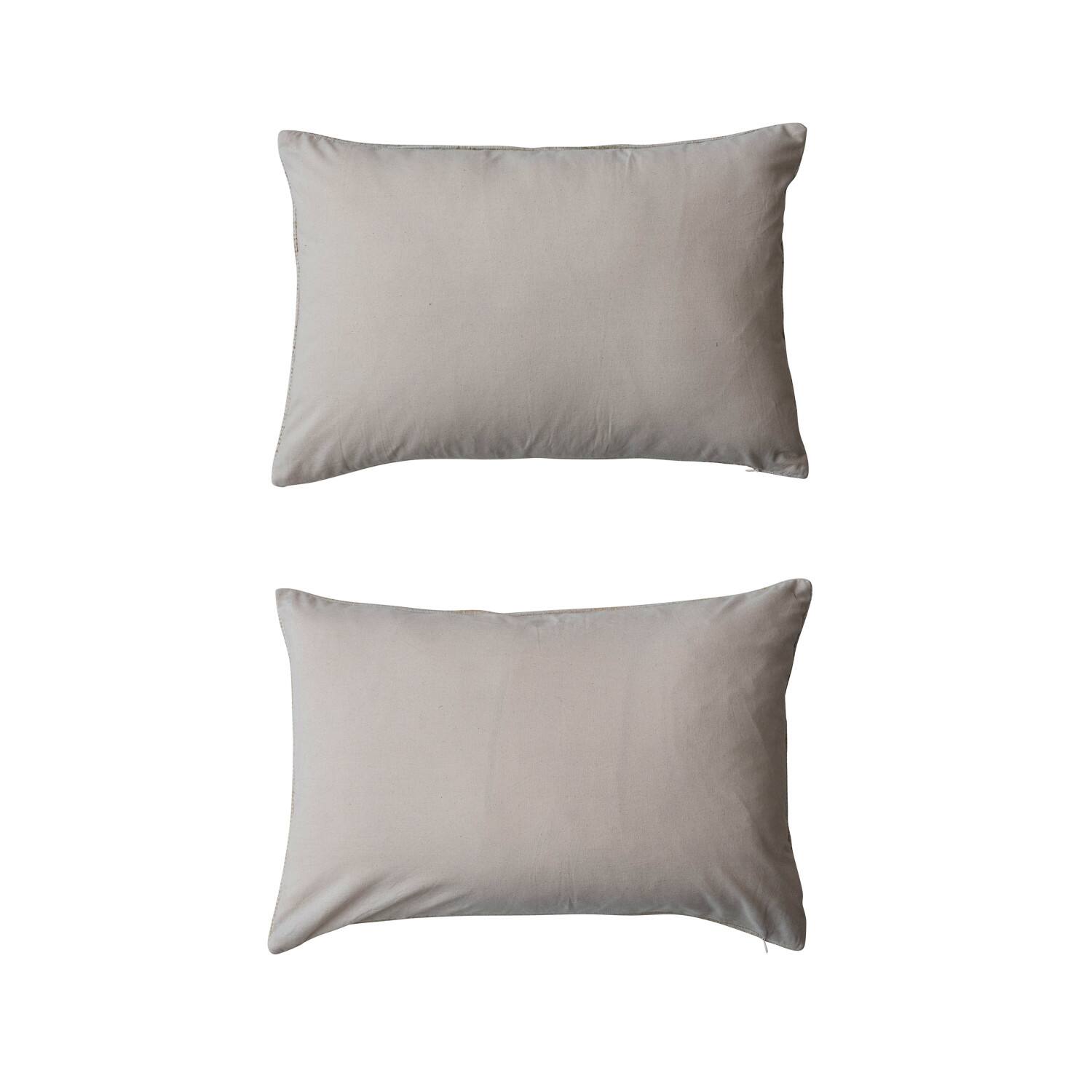 Hello Honey&#xAE; 24&#x22; x 16&#x22; Multicolor Cotton Chenille Lumbar Pillow Set