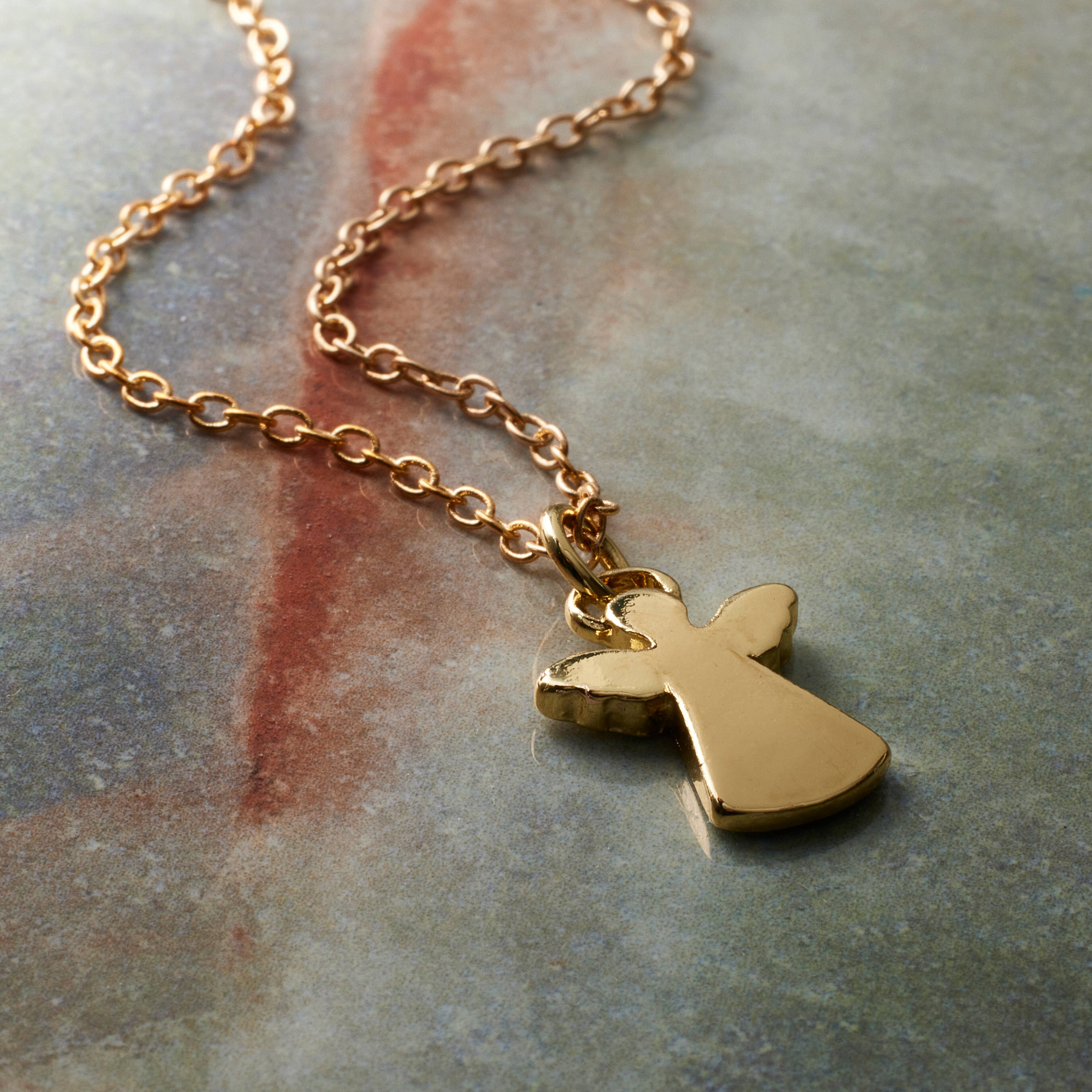 12 Pack: Charmalong&#x2122; 14K Gold Plated Angel Charm by Bead Landing&#x2122;