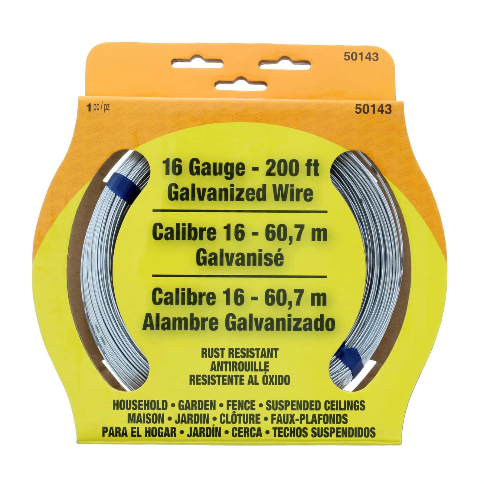 OOK® 16 Gauge Steel Galvanized Picture Hanging Wire, 200ft.