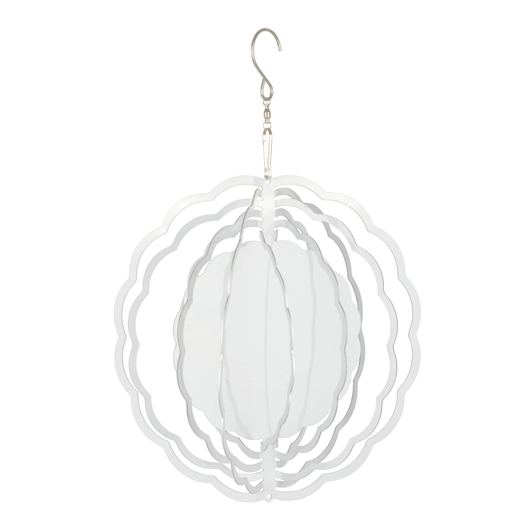 12 Pack: Sublimation Scalloped Wind Spinner by Make Market®