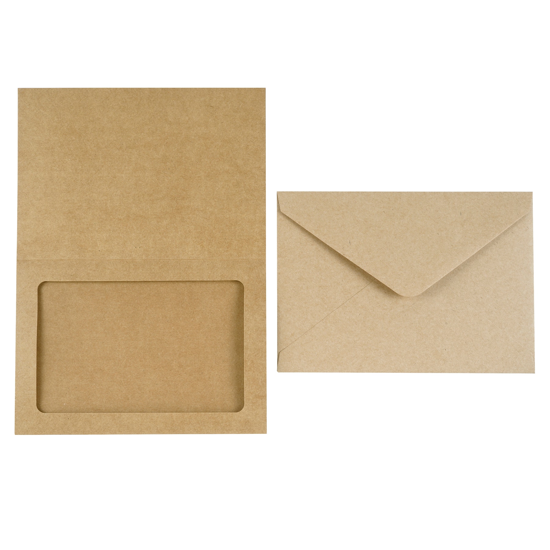 12 Packs: 10 ct. (120 total) 5&#x22; x 7&#x22; Kraft Frame Cards &#x26; Envelopes by Recollections&#x2122;