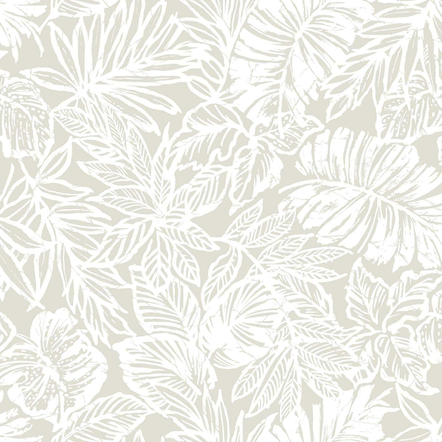 RoomMates Batik Tropical Leaf Peel & Stick Wallpaper