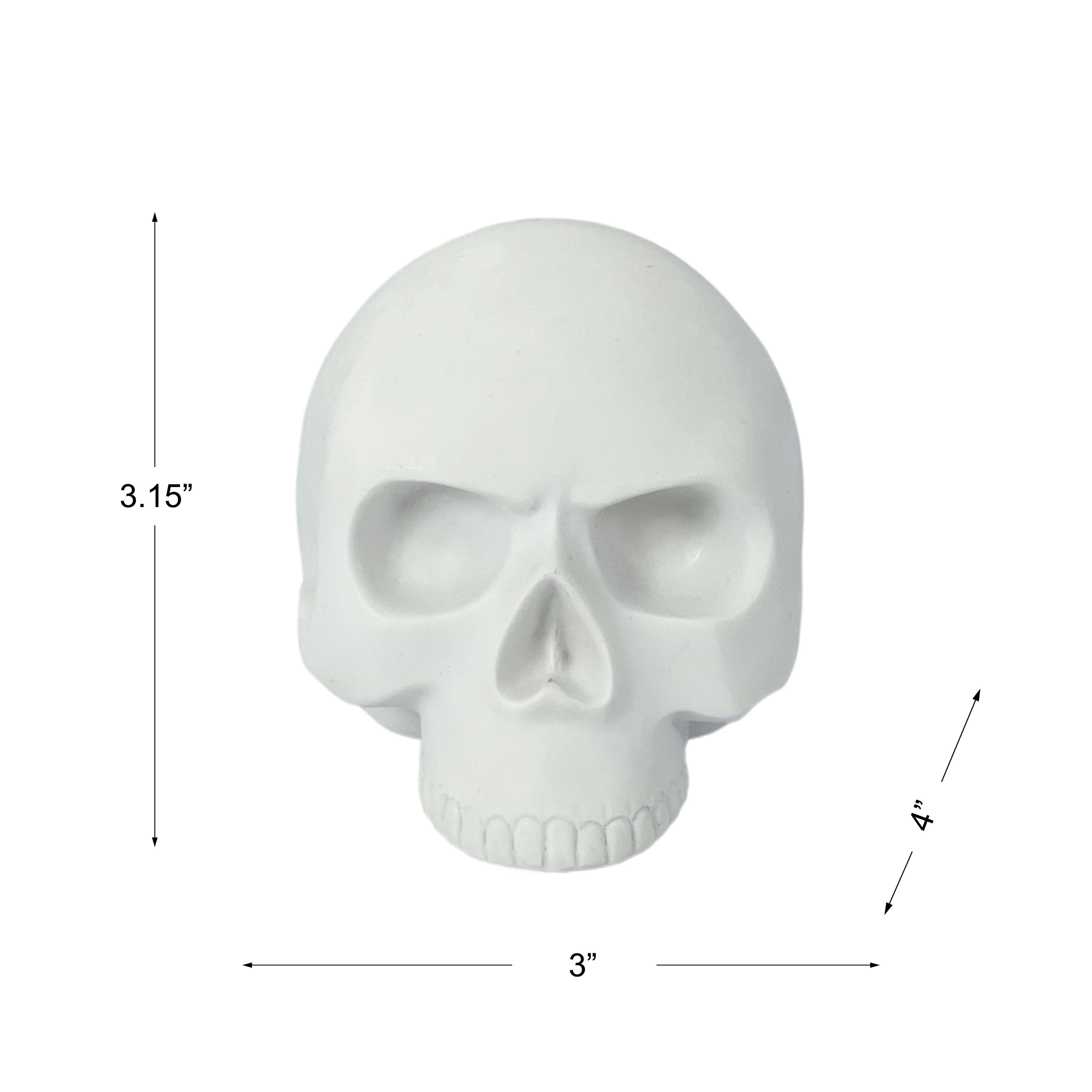 4&#x22; DIY Resin D&#xE9;cor Skulls, 3ct. by Make Market&#xAE;