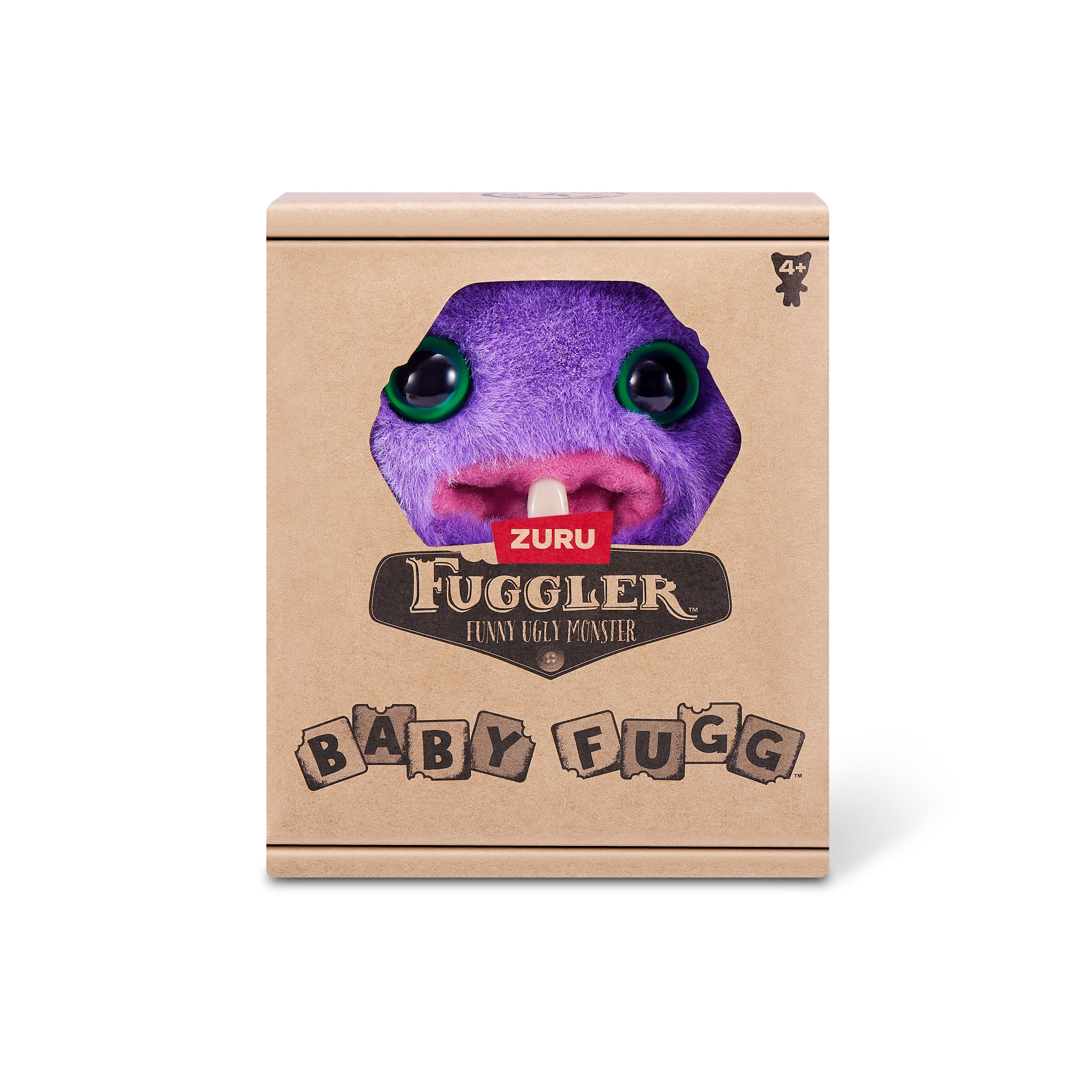 Fuggler™ Baby Fugg™ 3.5" Purple Mr. Needles Funny Ugly Monster Soft Plush