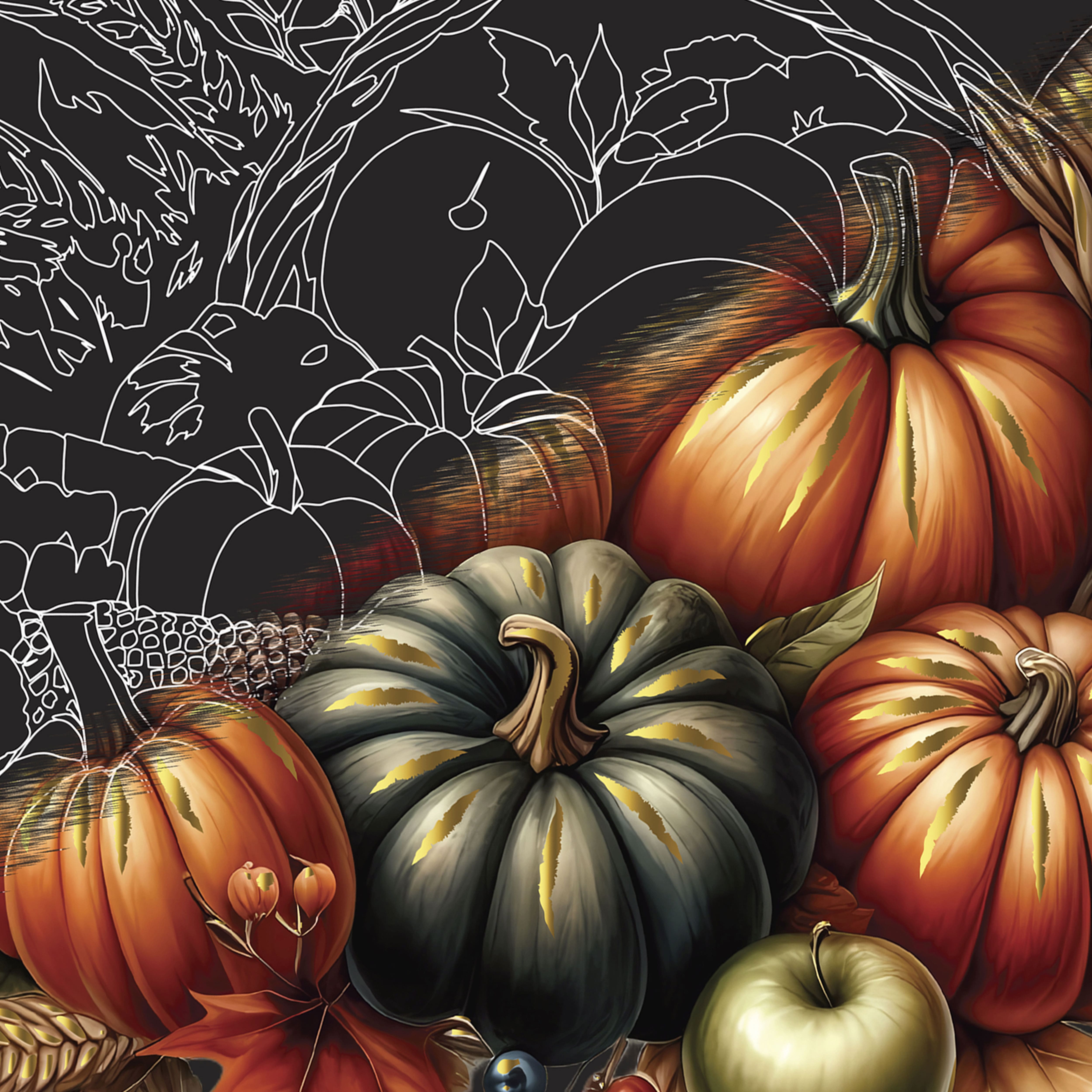 Brea Reese™ 9" x 12" Harvest Season Scratch Art Paper Pad