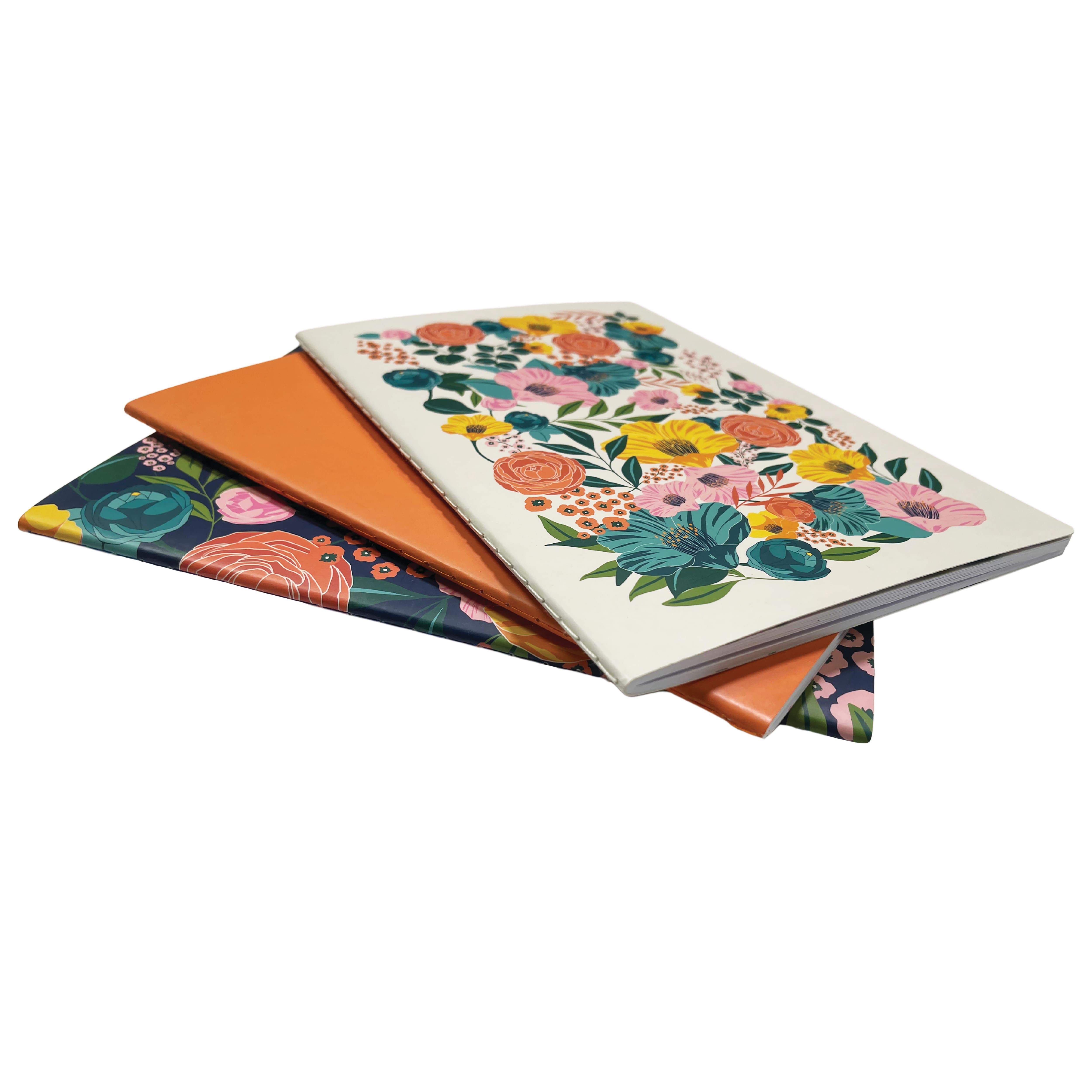 Steel Mill & Co.® Garden Blooms Mini Stitch Notebook Set