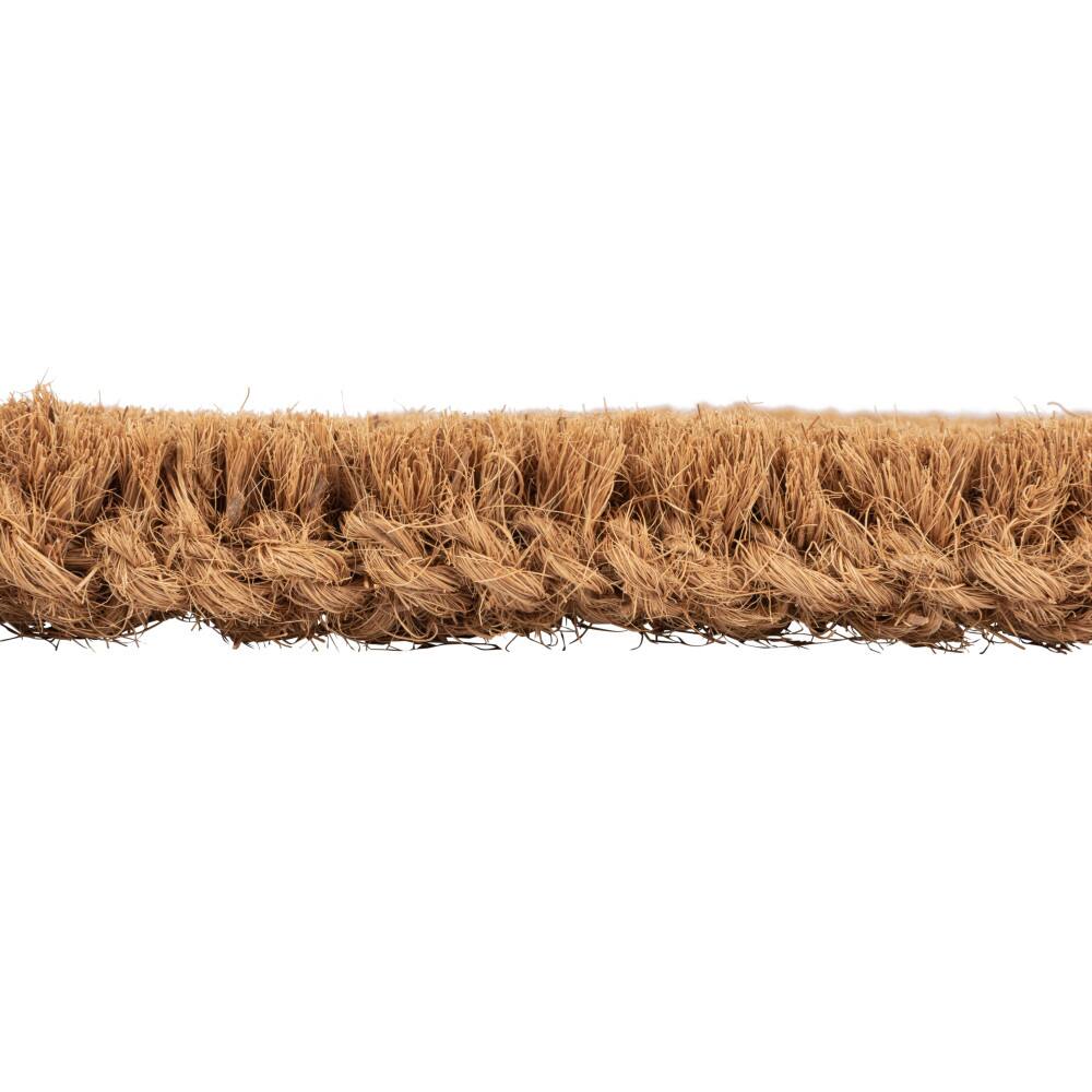 Hello Honey® Black & Brown Hello Natural Coir Doormat