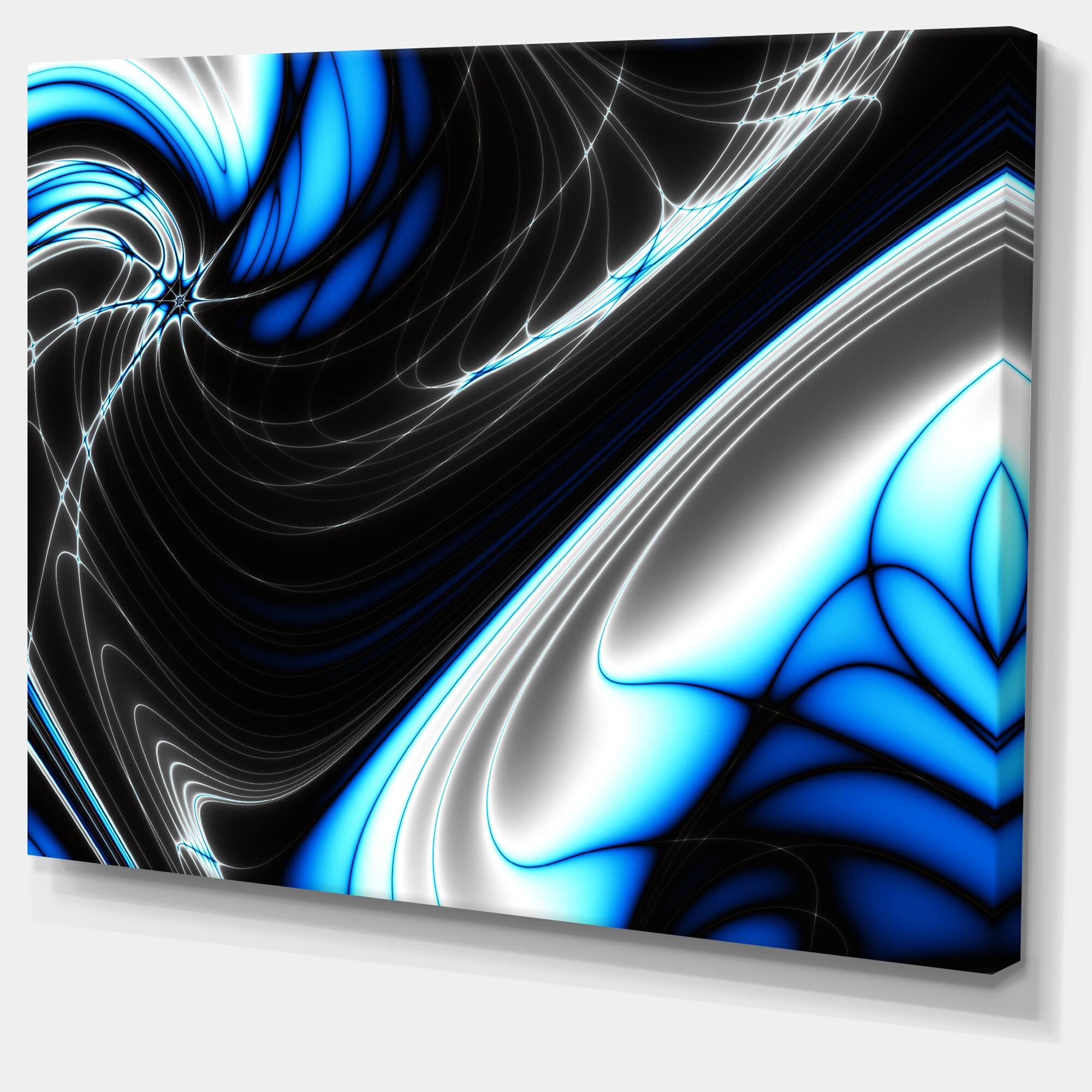 Designart - Fractal Artwork for Creative Design - Abstract Canvas Wall Art Print