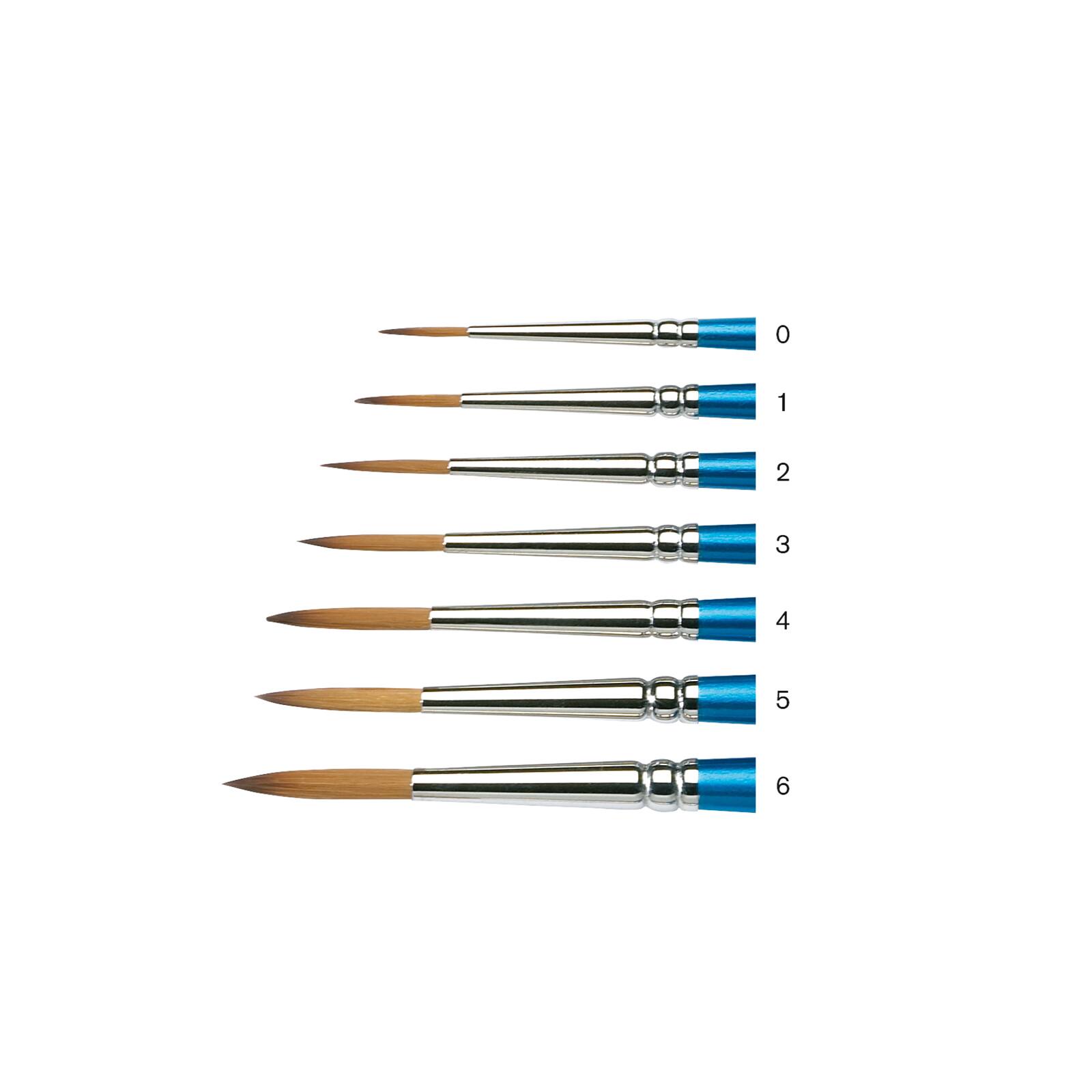 12 Pack: Cotman Watercolour™ Short Handle Elongated Round Brush
