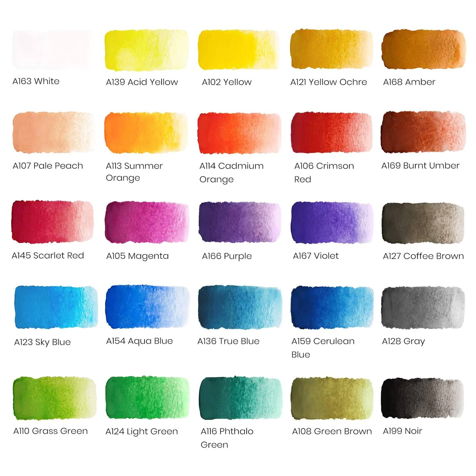 Arteza&#xAE; Kids Watercolor Kit, 25 Assorted Colors