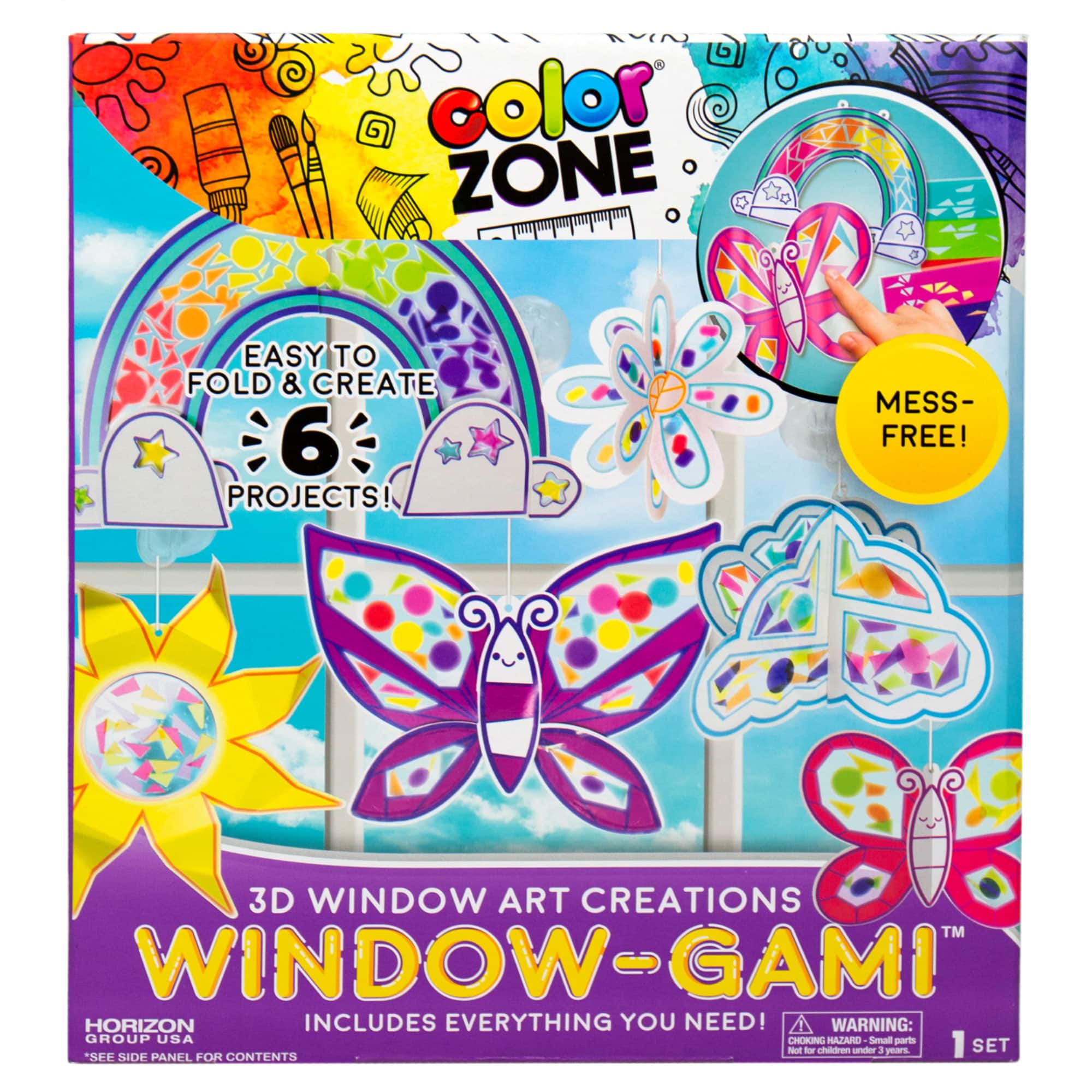 Color Zone Window-Gami 3D Window Art Creations Set | Michaels