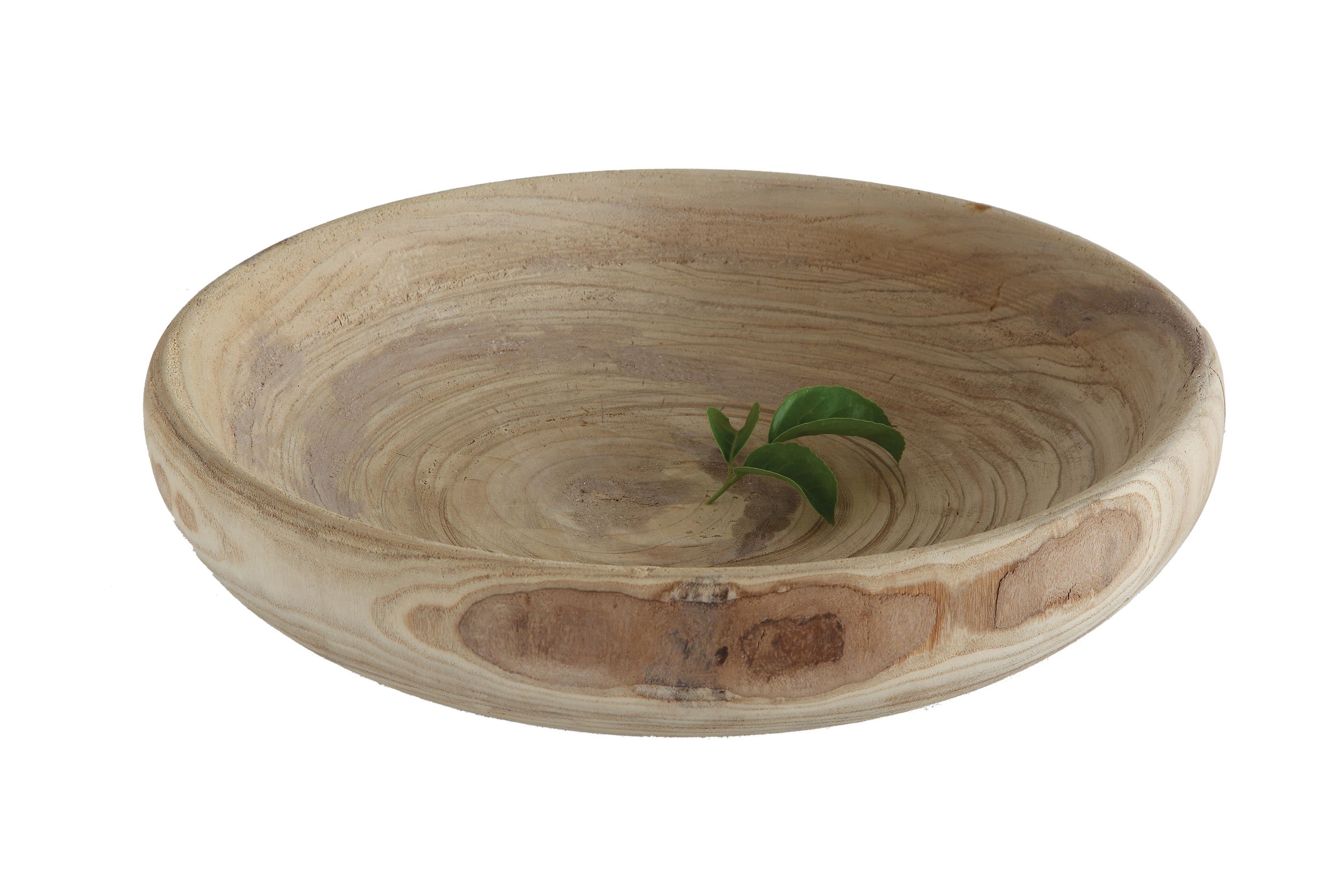 Hello Honey® 19" Paulownia Wood Decorative Bowl