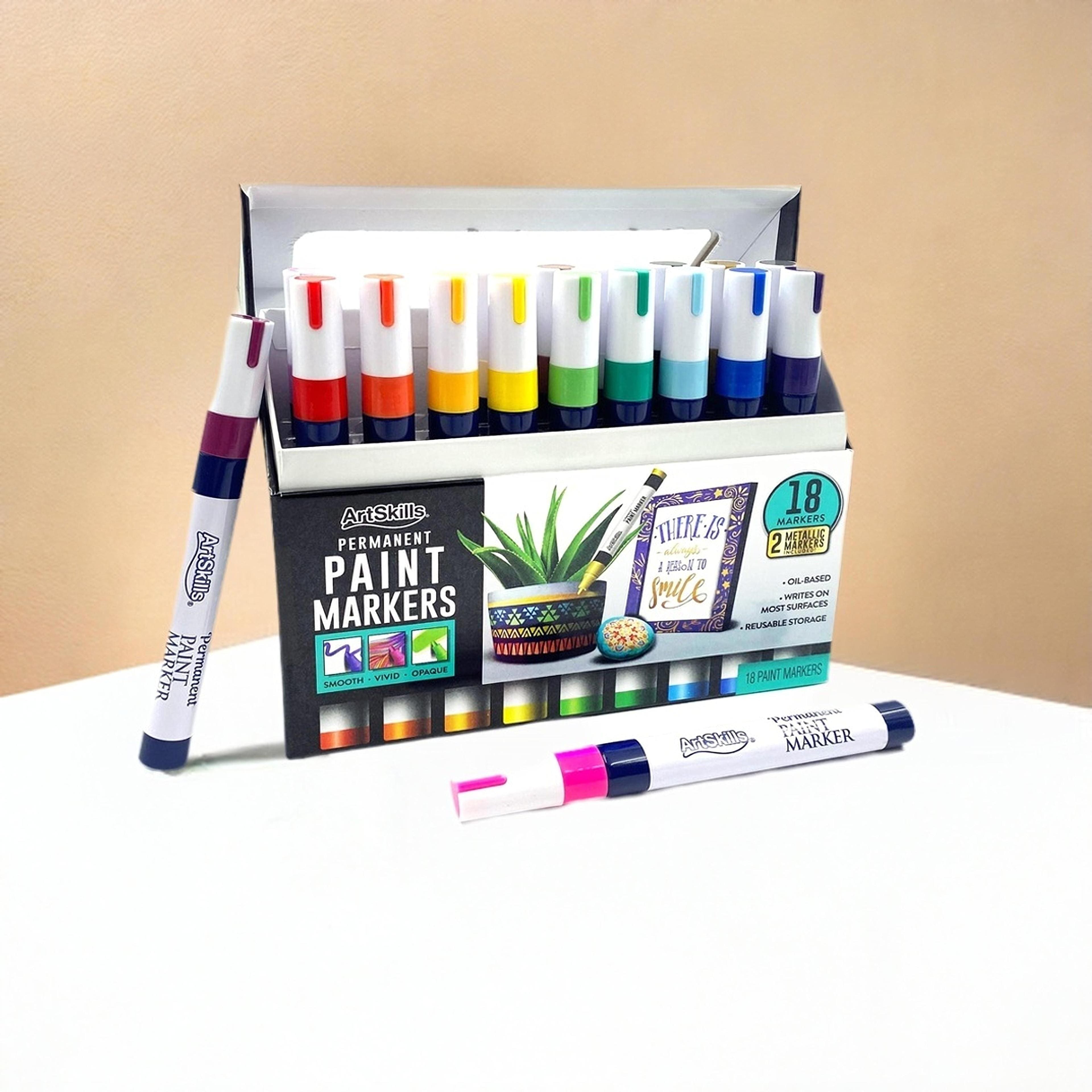 ArtSkills&#xAE; Permanent Oil Based Paint Markers, 18ct.