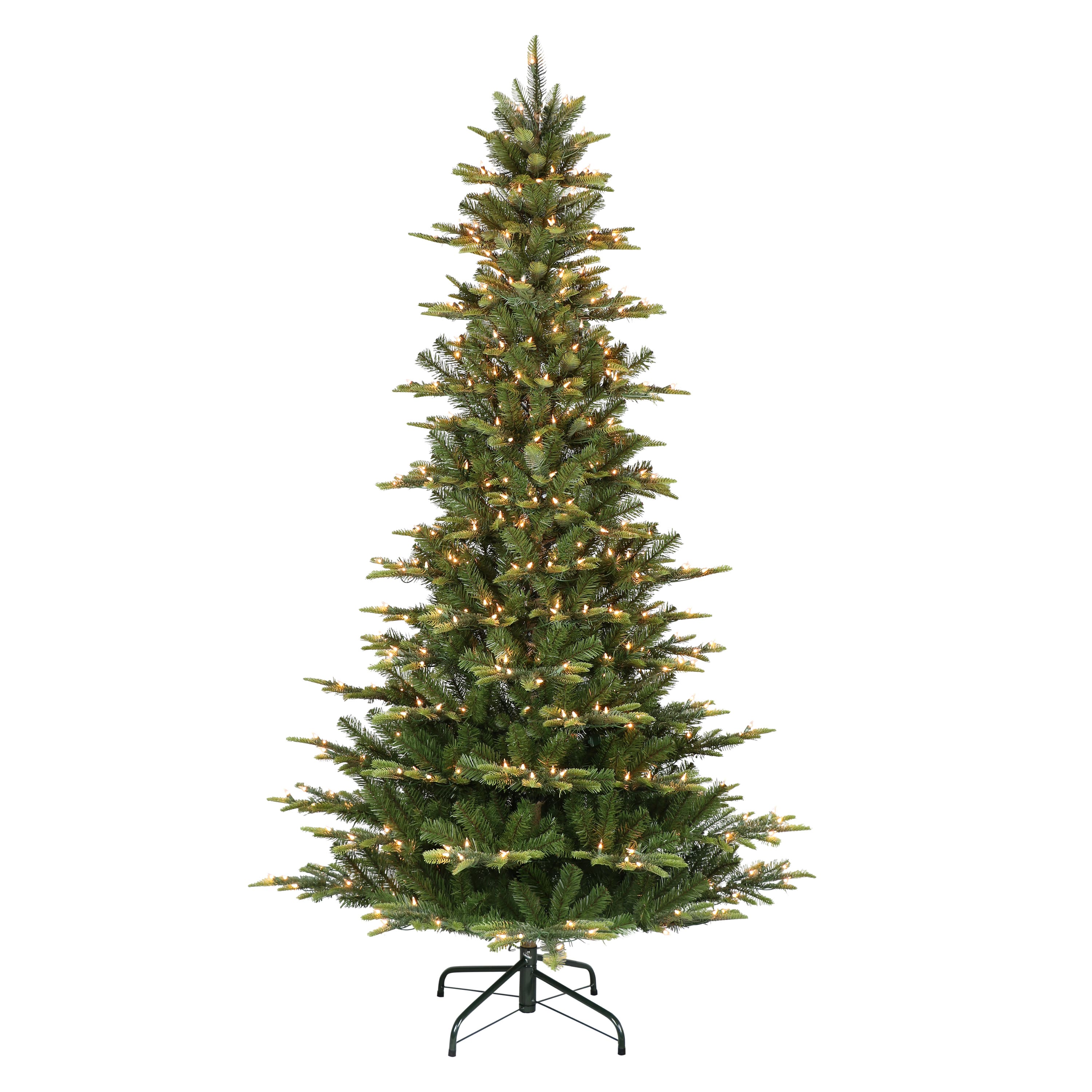 7.5ft. Pre-Lit Slim Aspen Fir Artificial Christmas Tree, Clear Lights