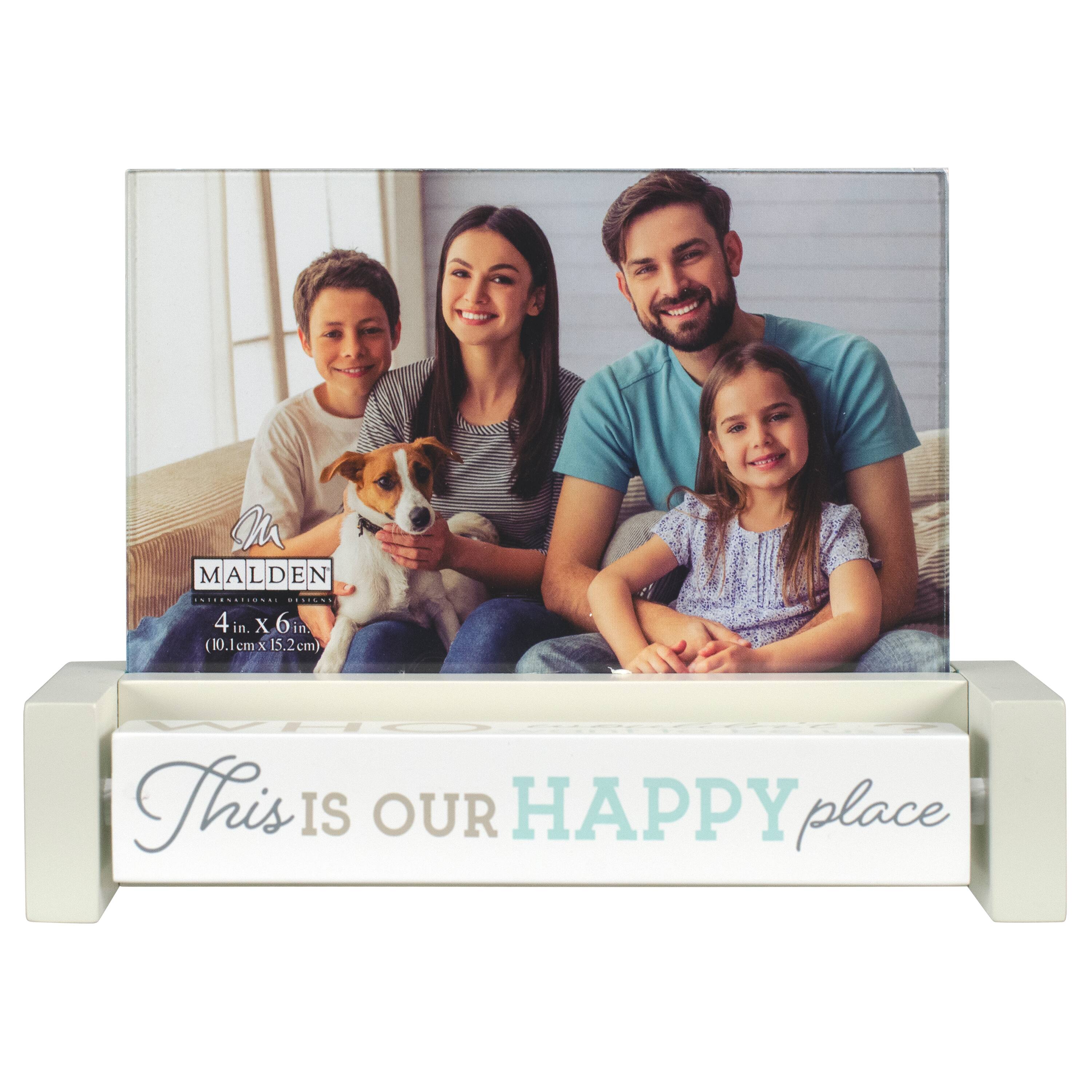 Malden International Designs Family 4&#x22; x 6&#x22; Spin Quote Frame