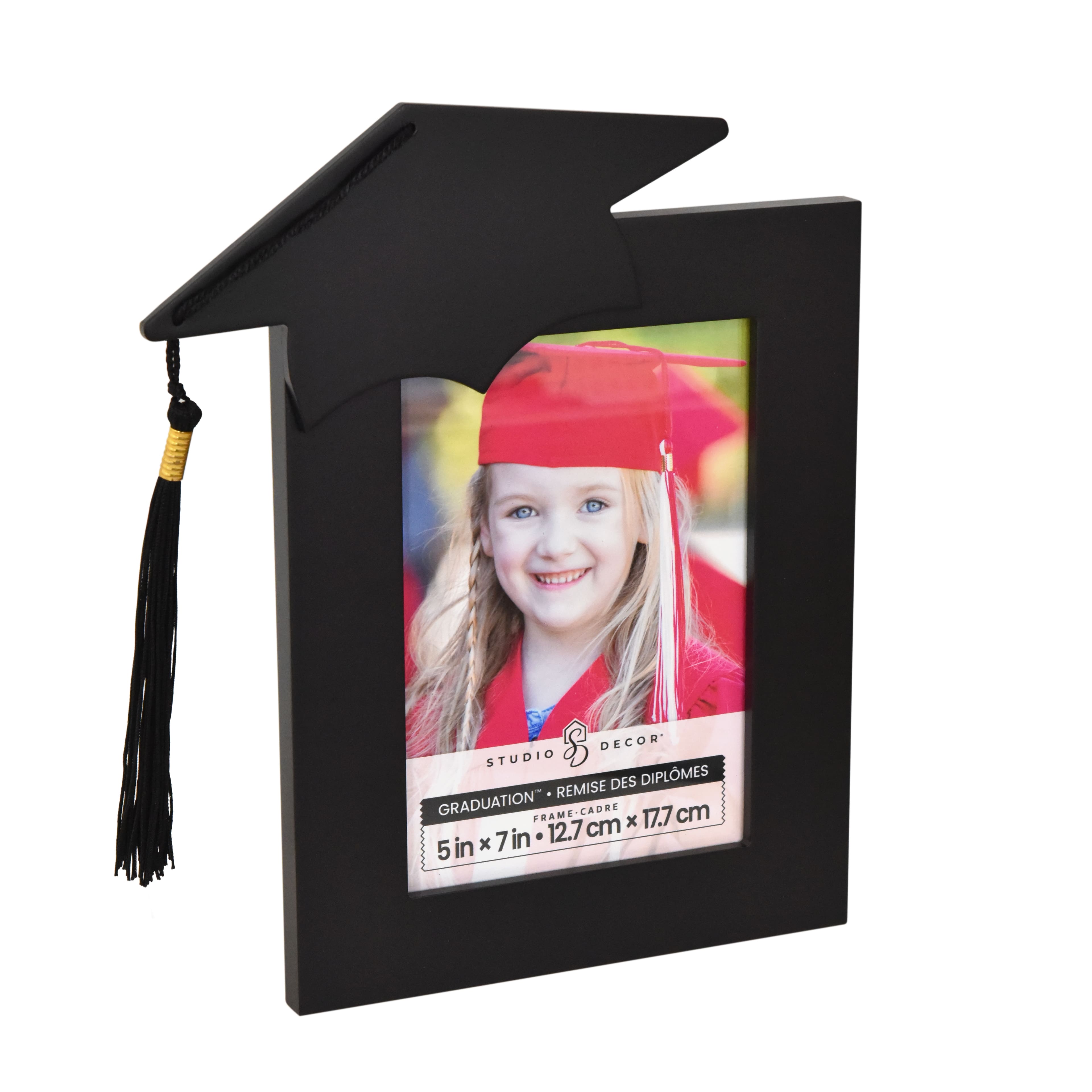 Graduation&#x2122; 5&#x22; x 7&#x22; Black Graduation Cap Frame by Studio D&#xE9;cor&#xAE;