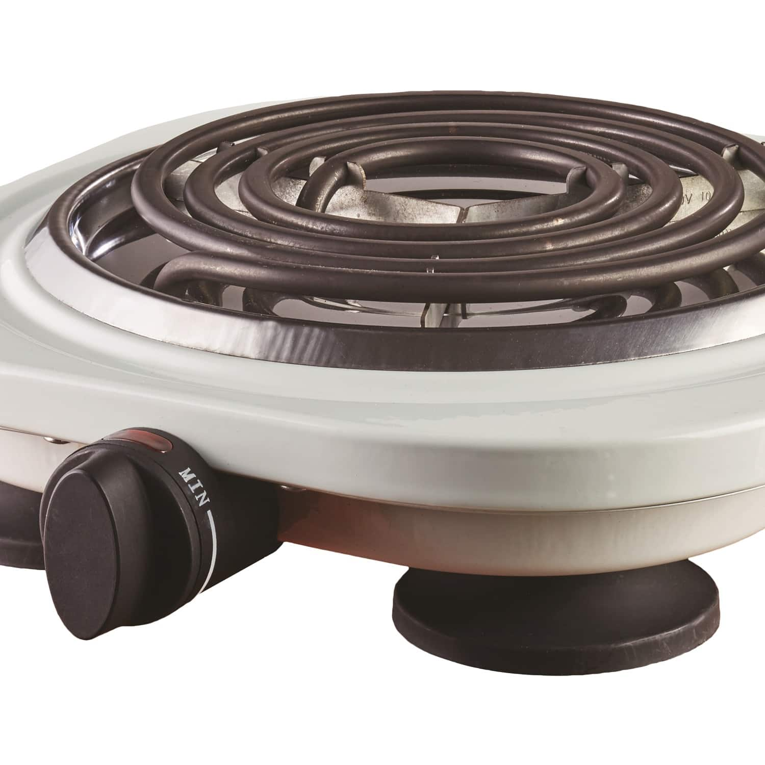 Brentwood White 1000W Double Electric Burner