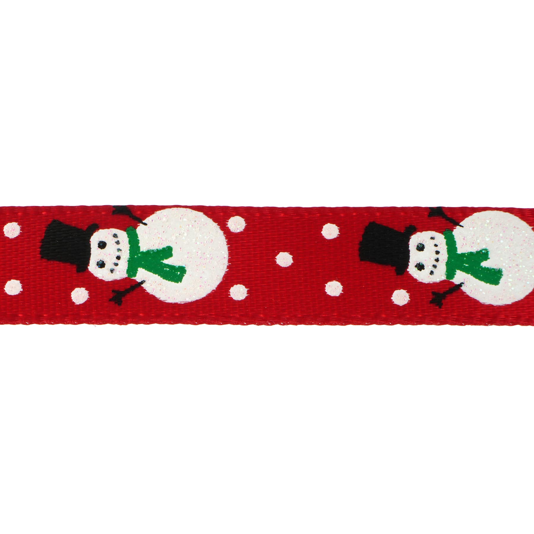 3/8&#x22; x 12ft. Red Snowman Ribbon by Celebrate It&#xAE; Christmas