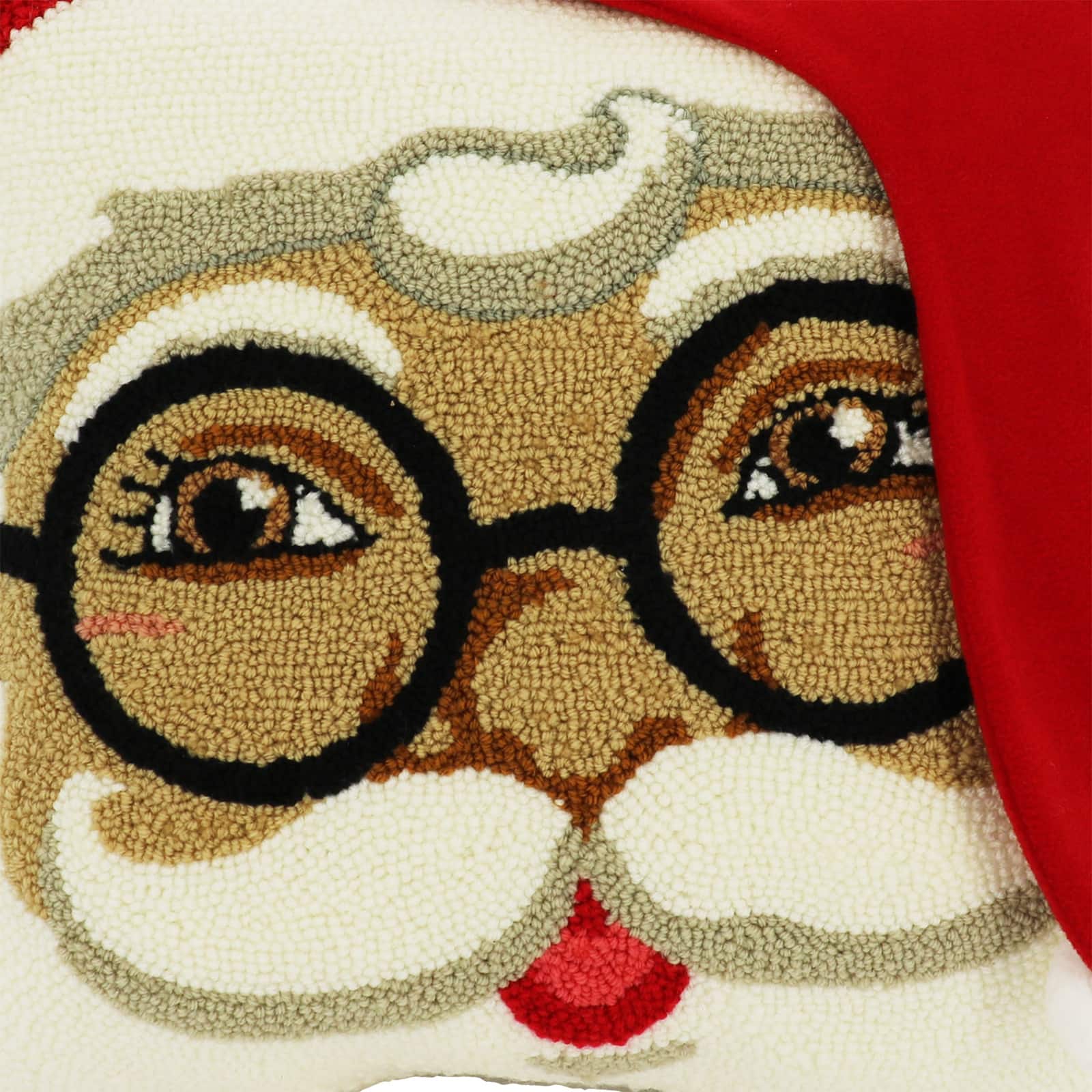 16&#x22; Santa Face Throw Pillow by Ashland&#xAE;